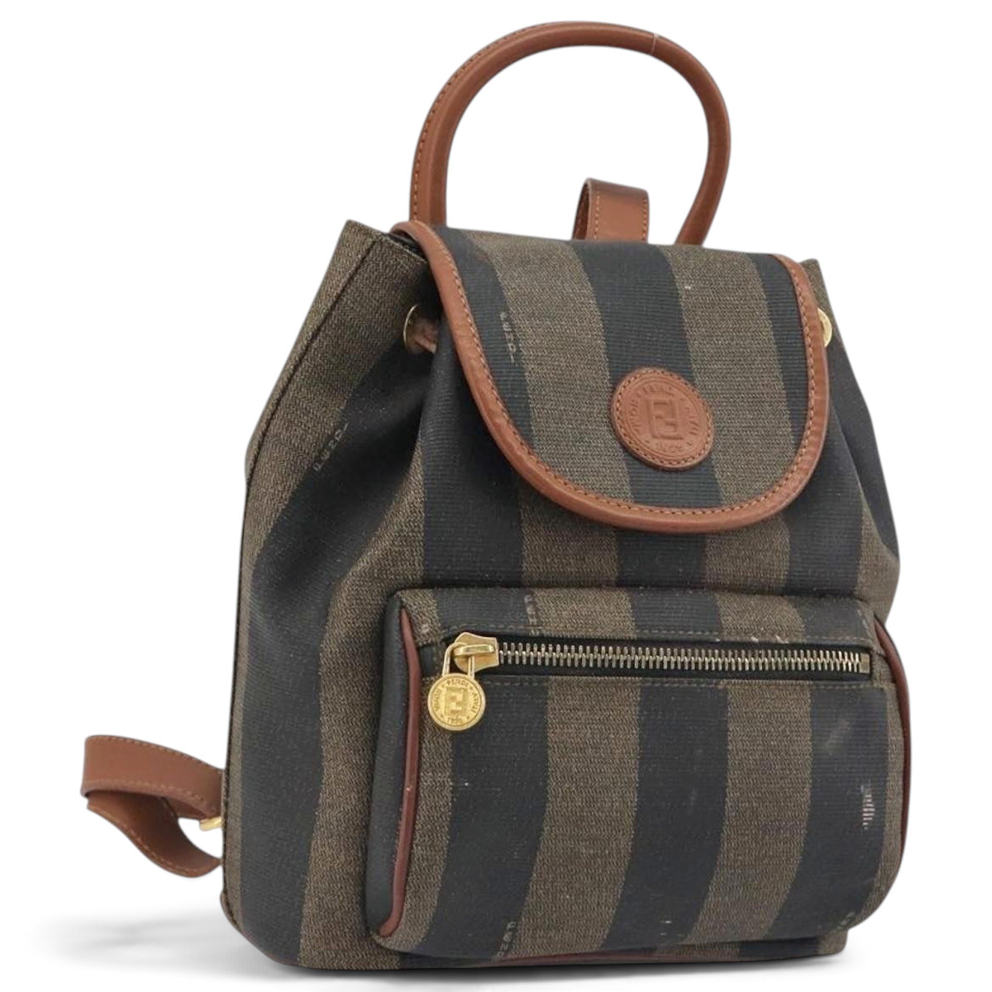 Leather backpack