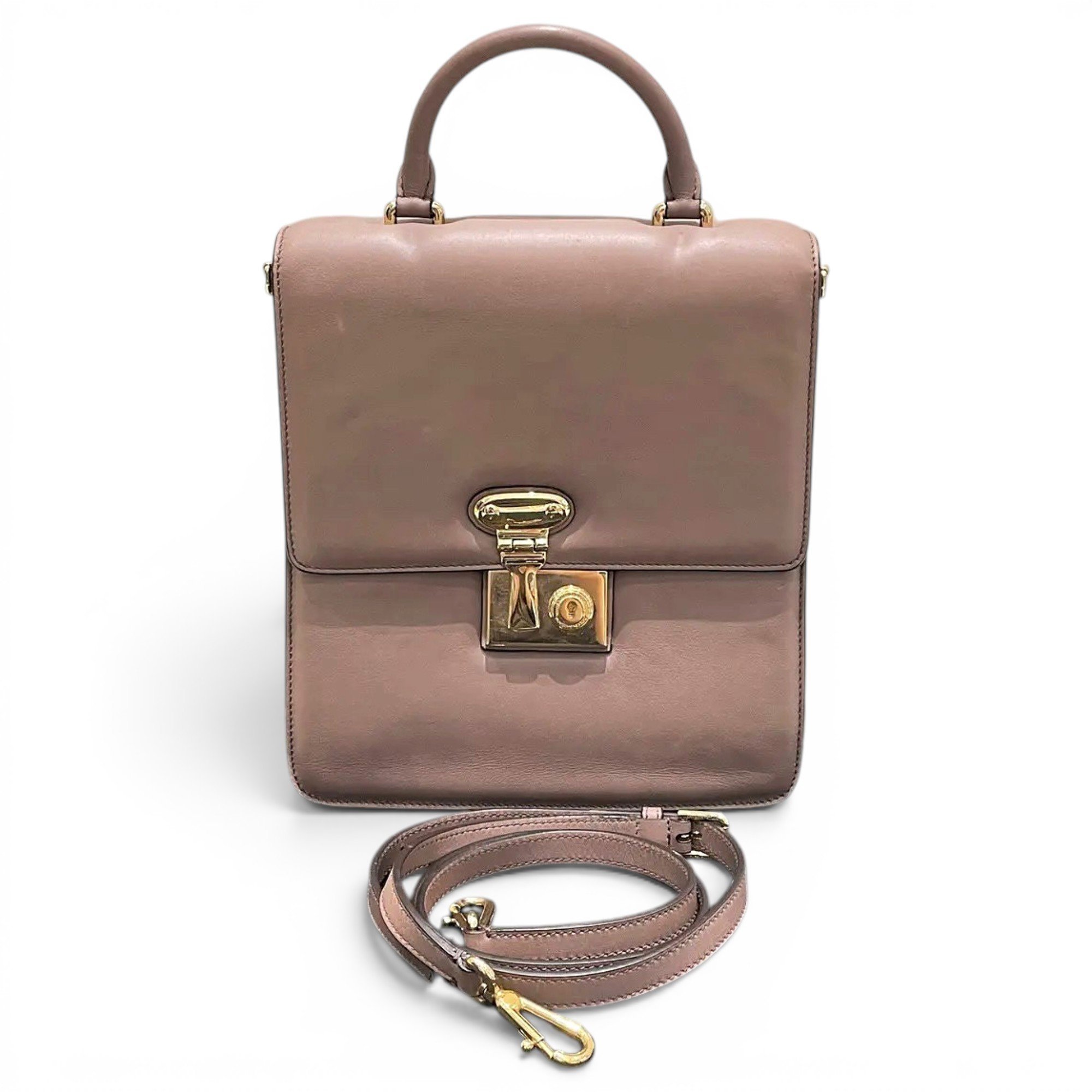 Leather handbag
