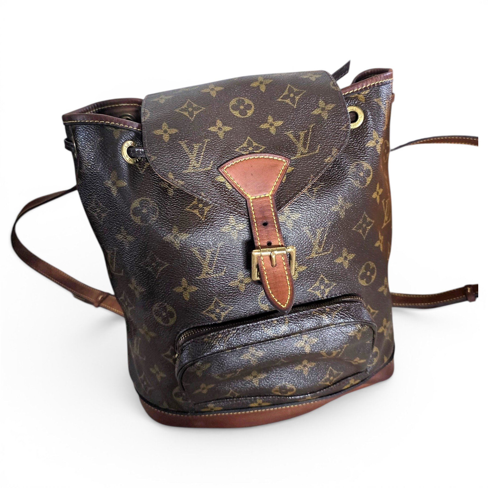 Louis Vuitton Montsouris Vintage leather backpack
