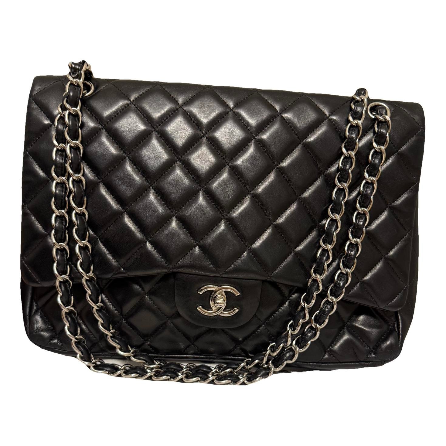 Trendy CC Flap leather handbag
