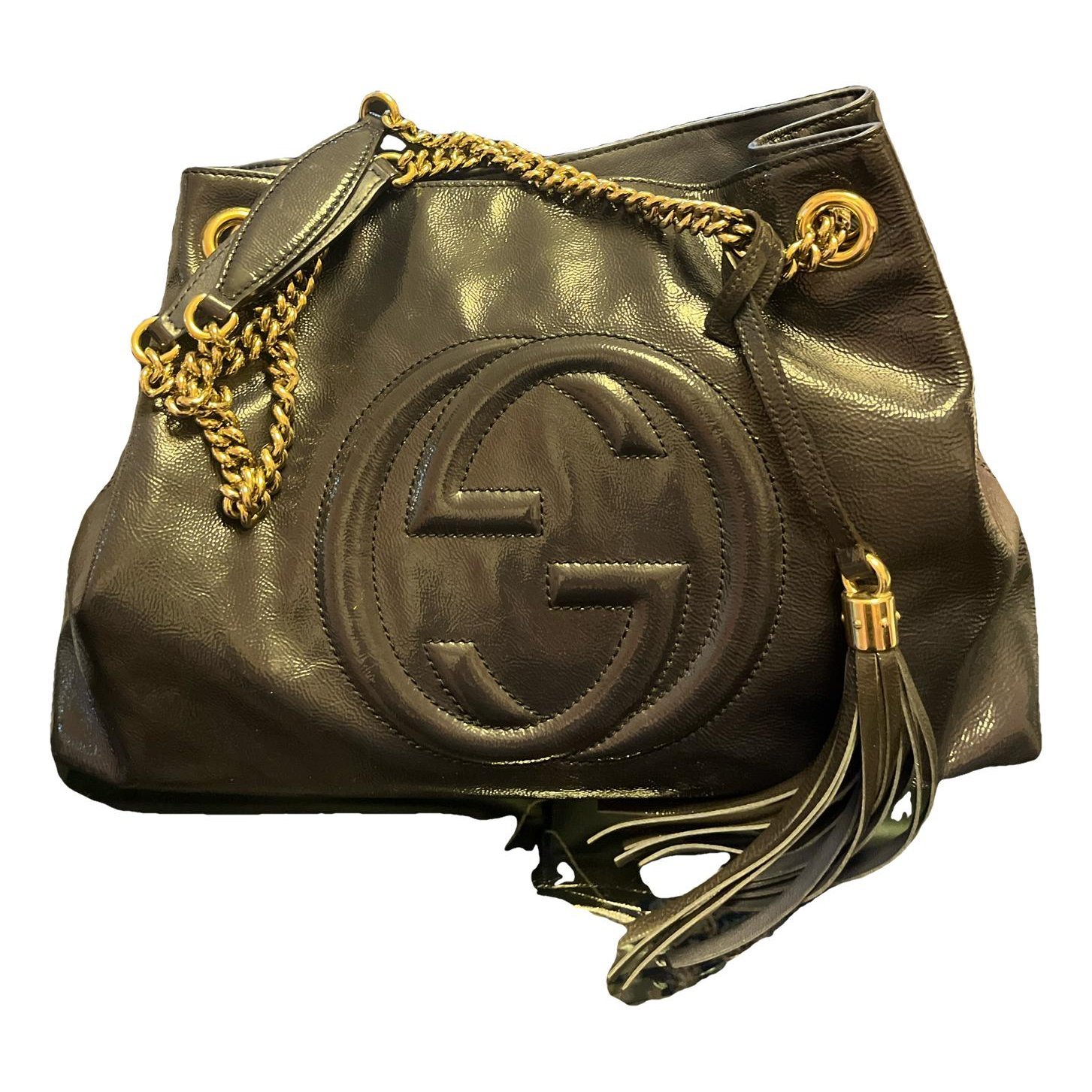 Soho patent leather tote