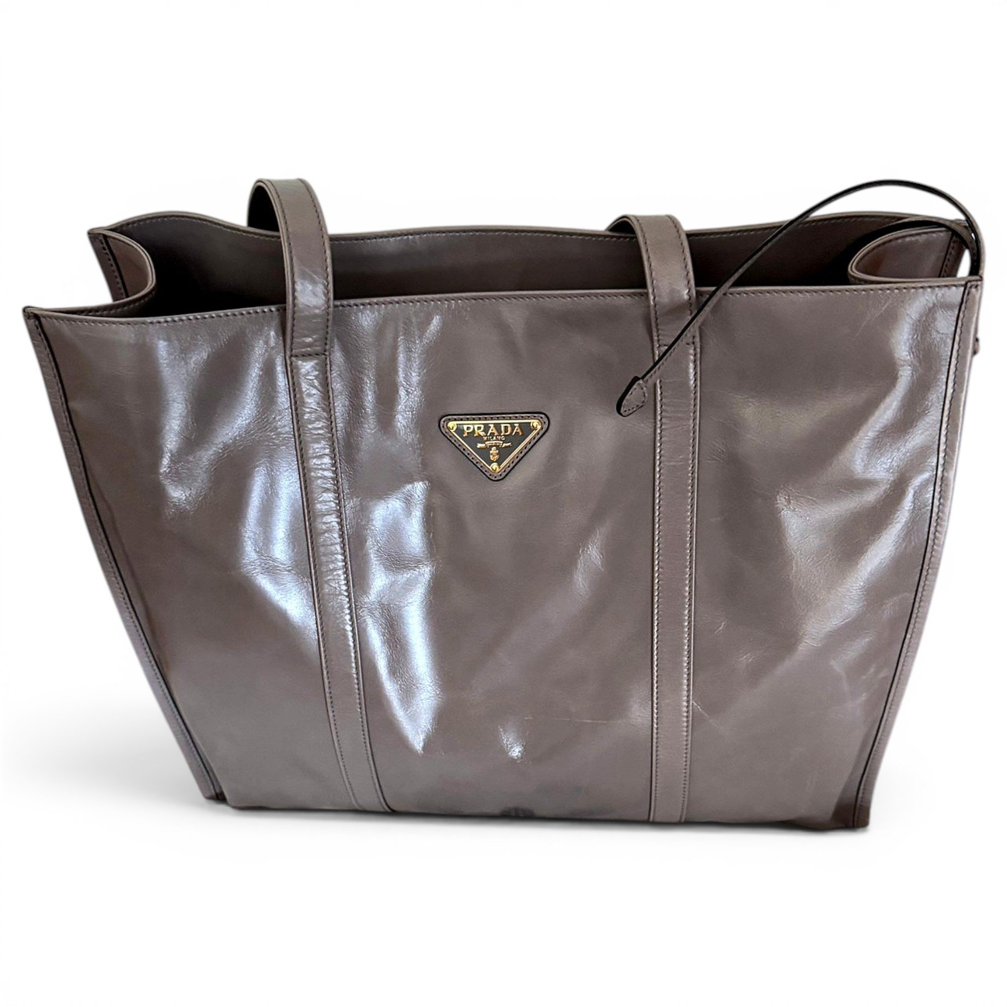 Leather handbag