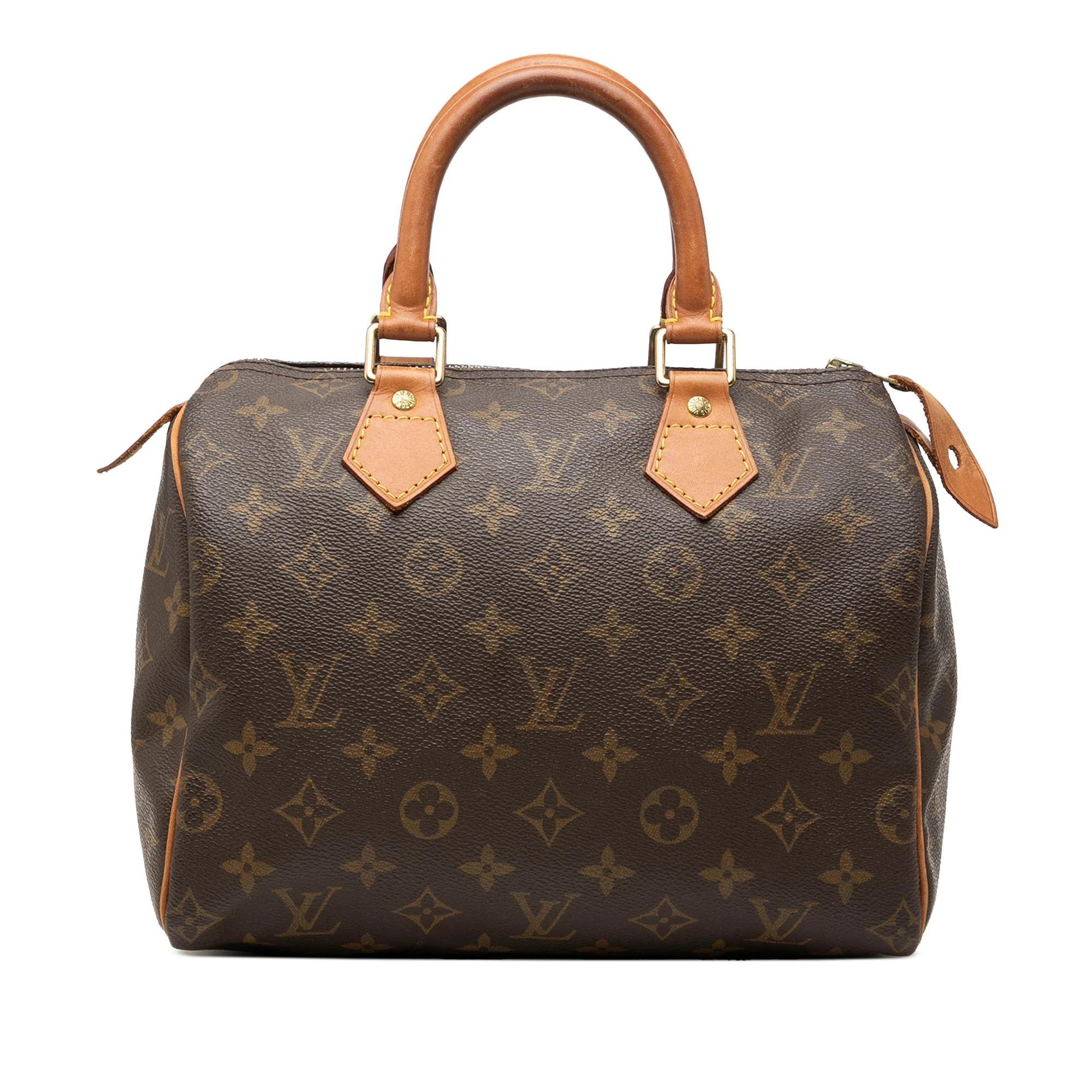 Speedy leather handbag