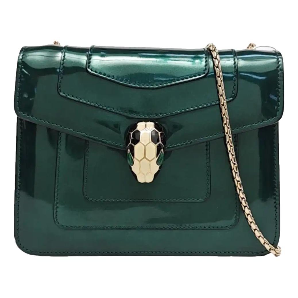 Patent leather crossbody bag