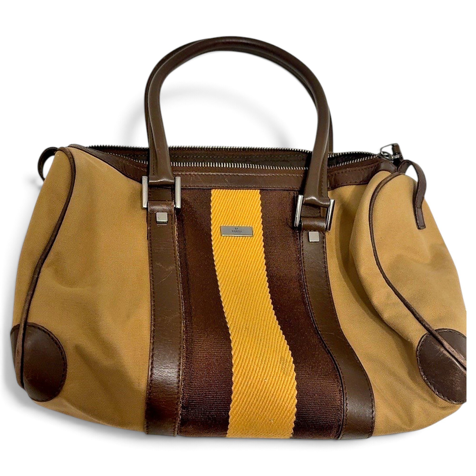 Boston cloth handbag