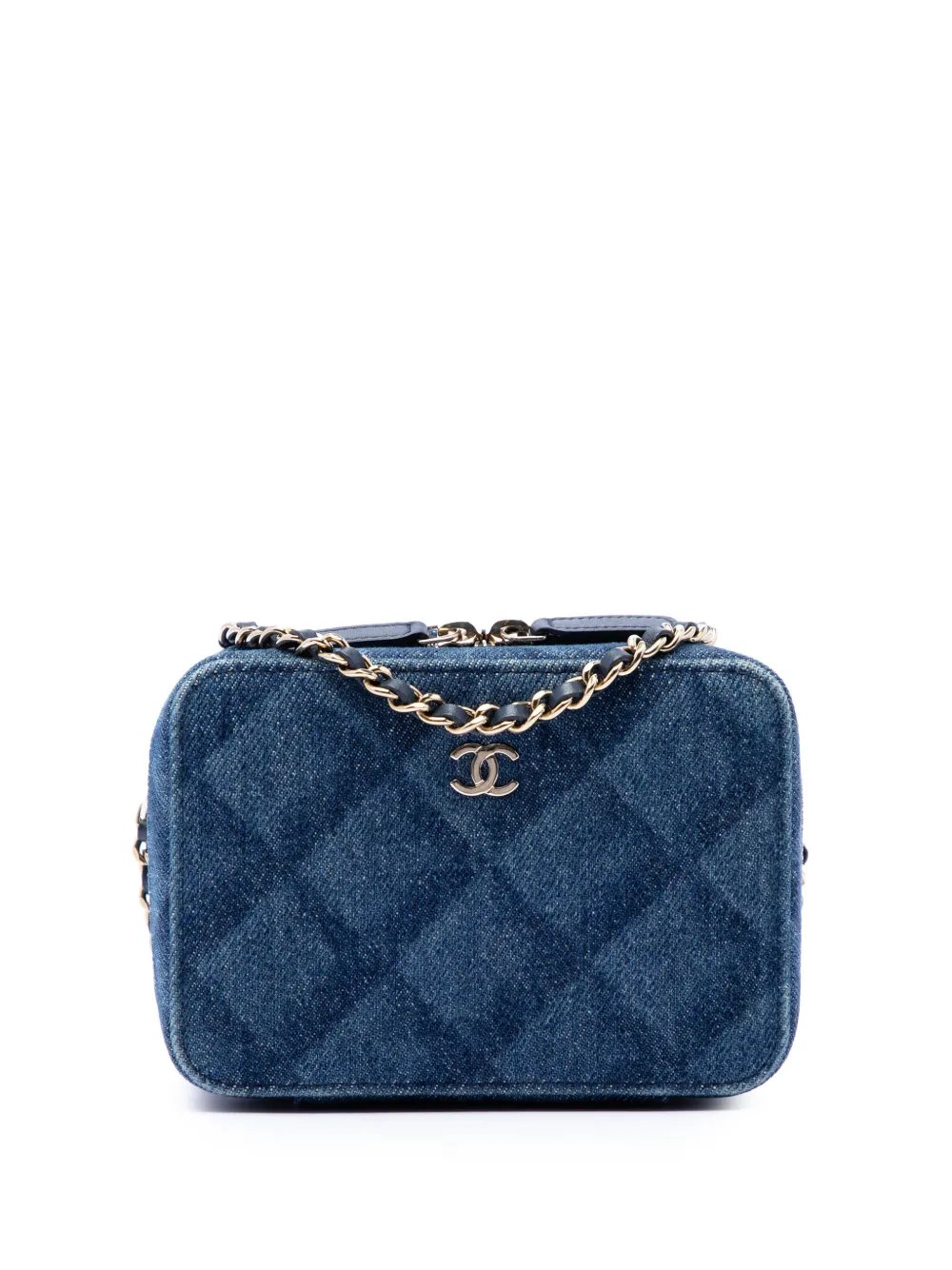2021-2026 CC Printed Denim Camera Case crossbody bag