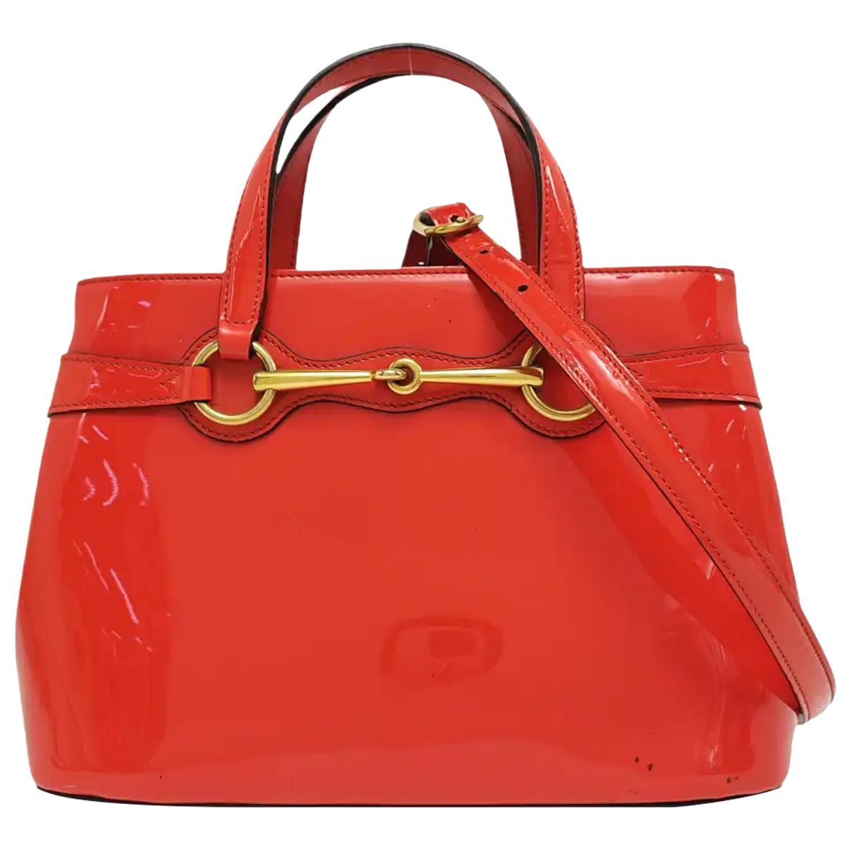 Bright Bit patent leather handbag