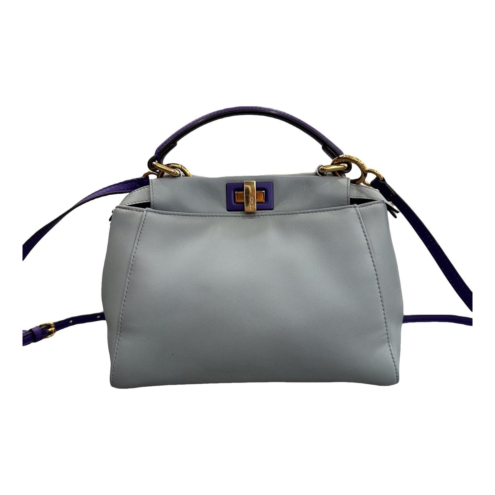 Peekaboo leather handbag