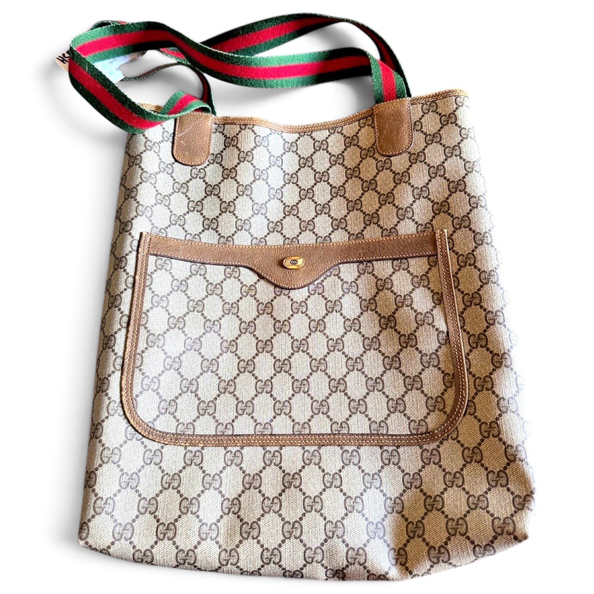 Leather tote