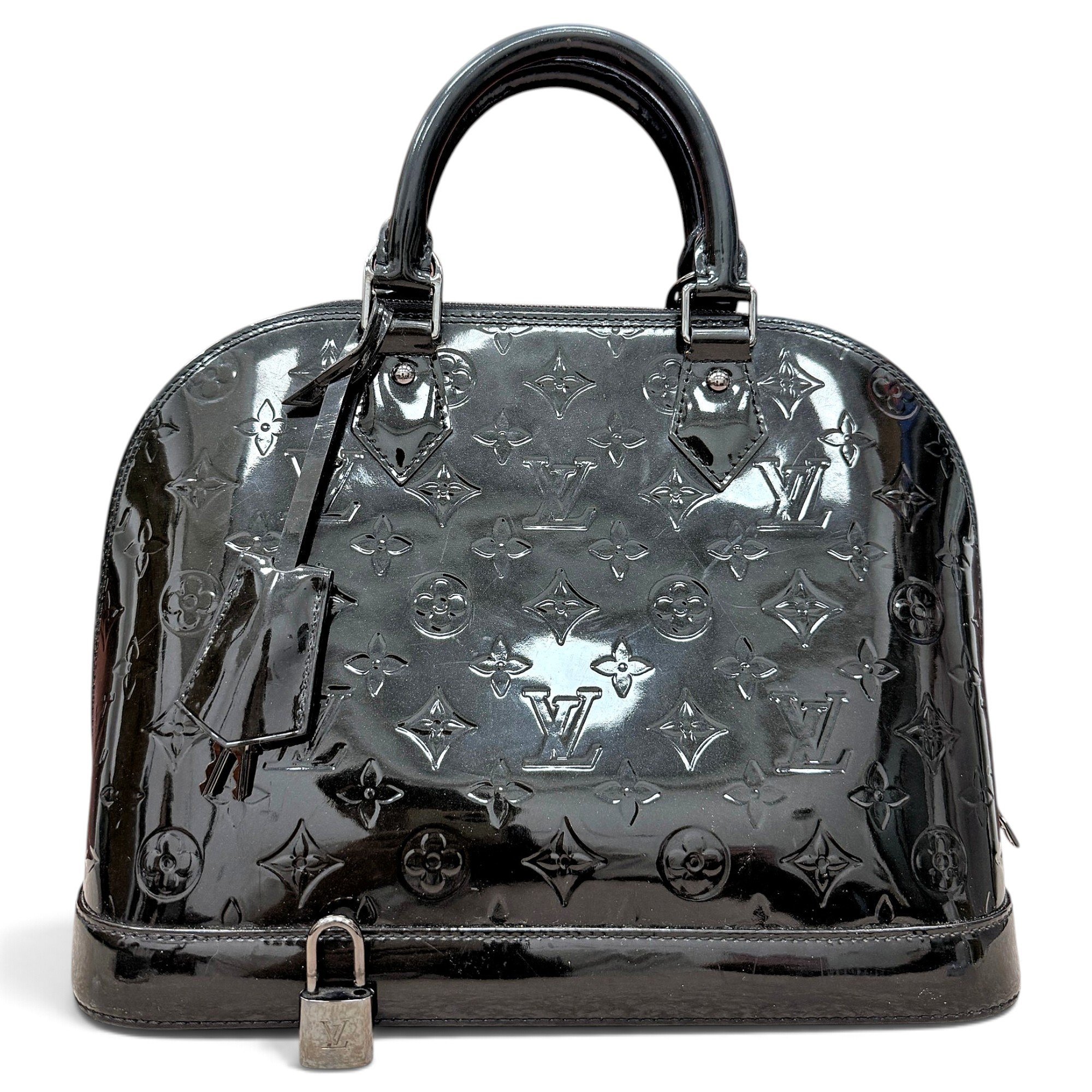 Alma patent leather handbag