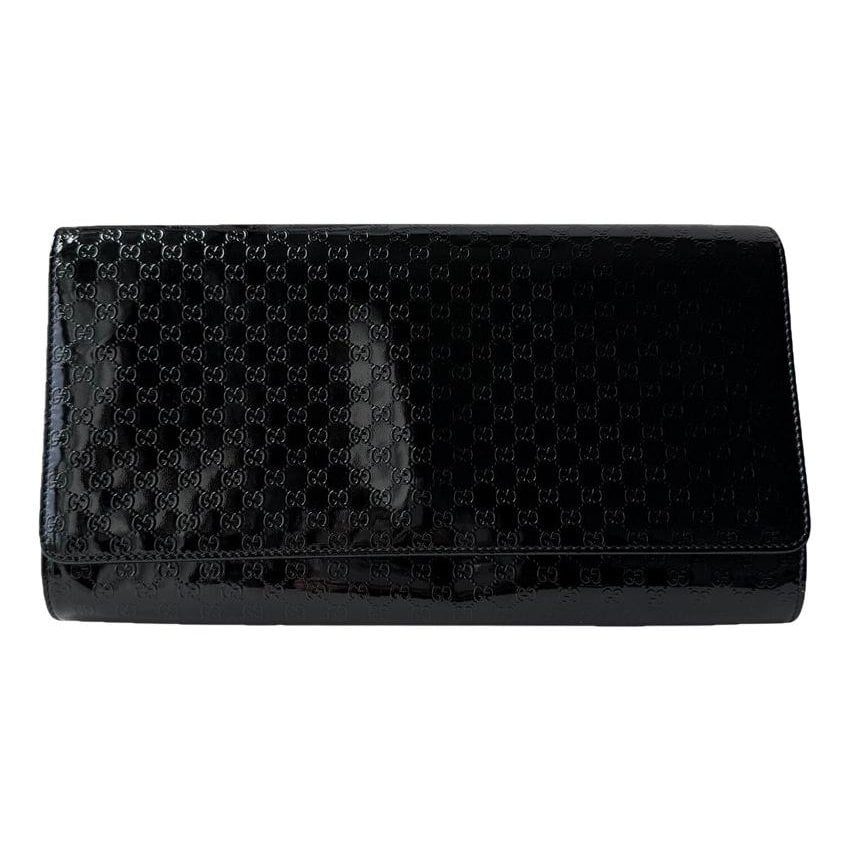 Broadway patent leather handbag