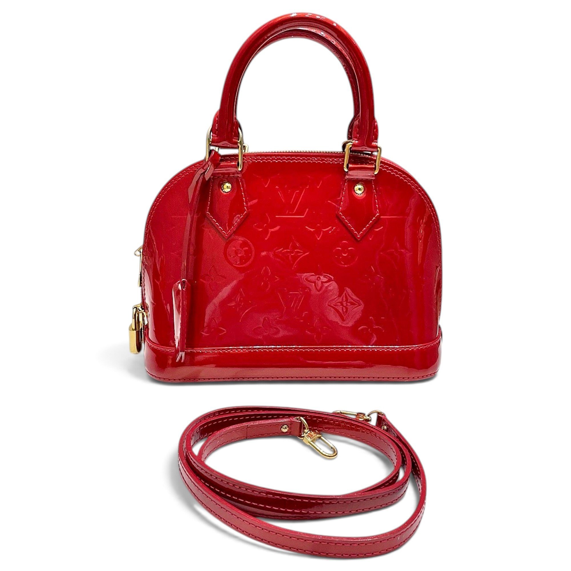 Alma BB patent leather crossbody bag