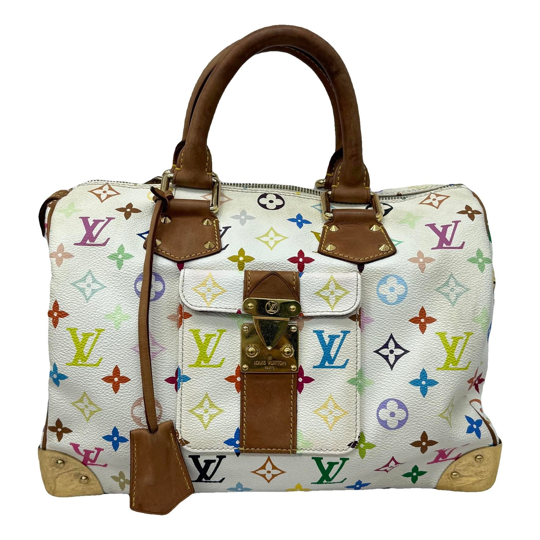 Speedy leather handbag