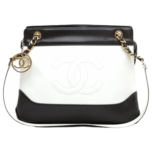 Trendy CC leather tote