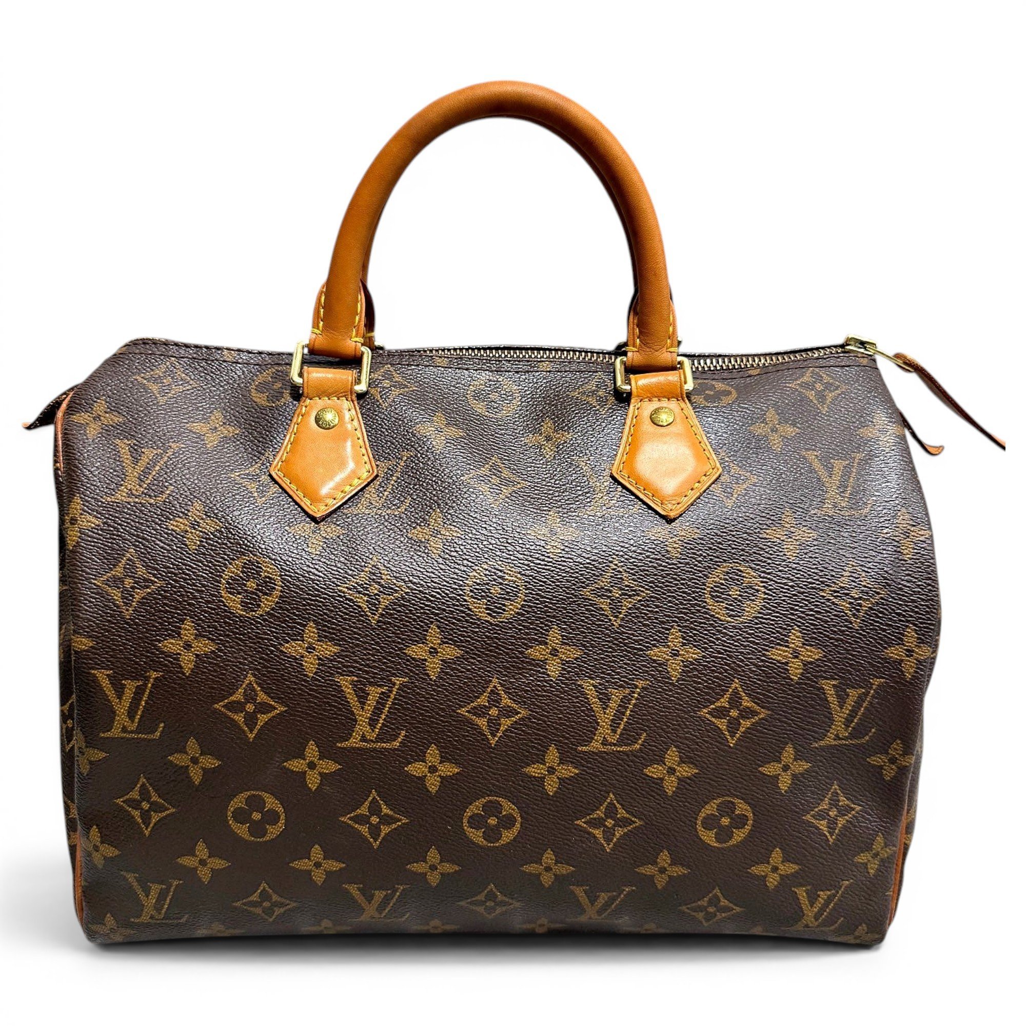 Speedy leather handbag