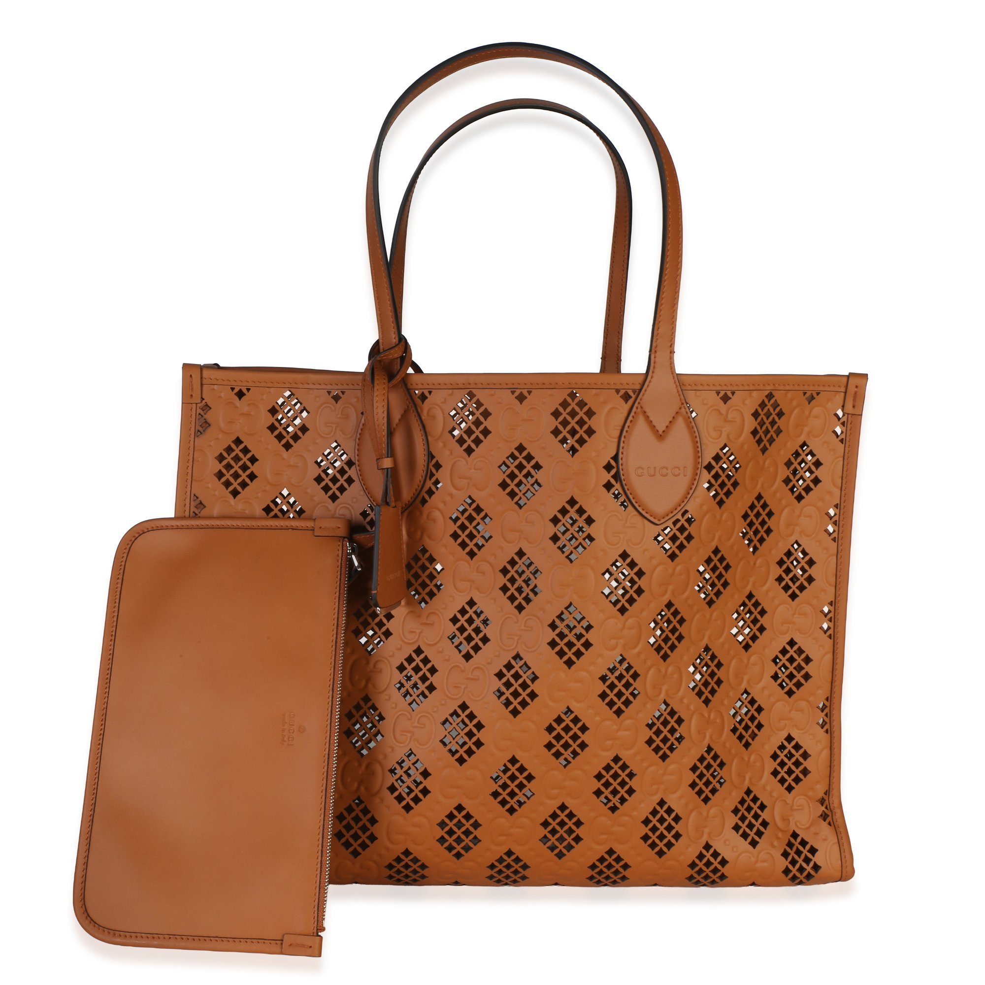 Leather tote