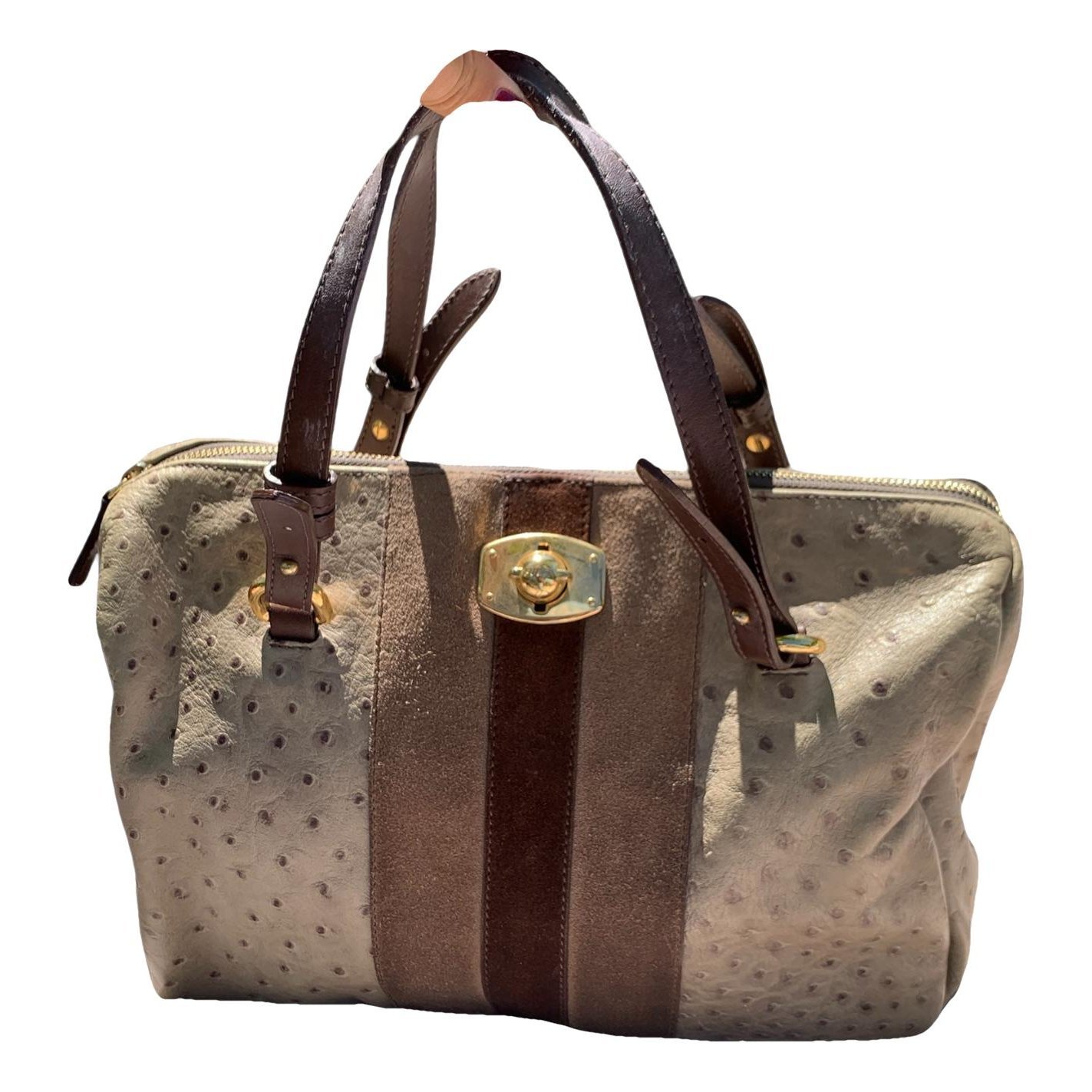 Leather handbag