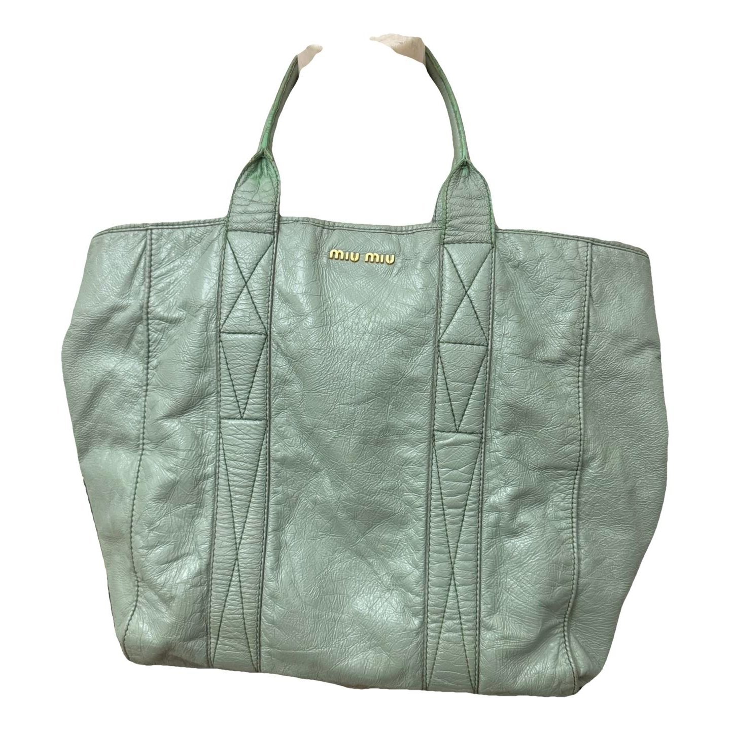Leather tote