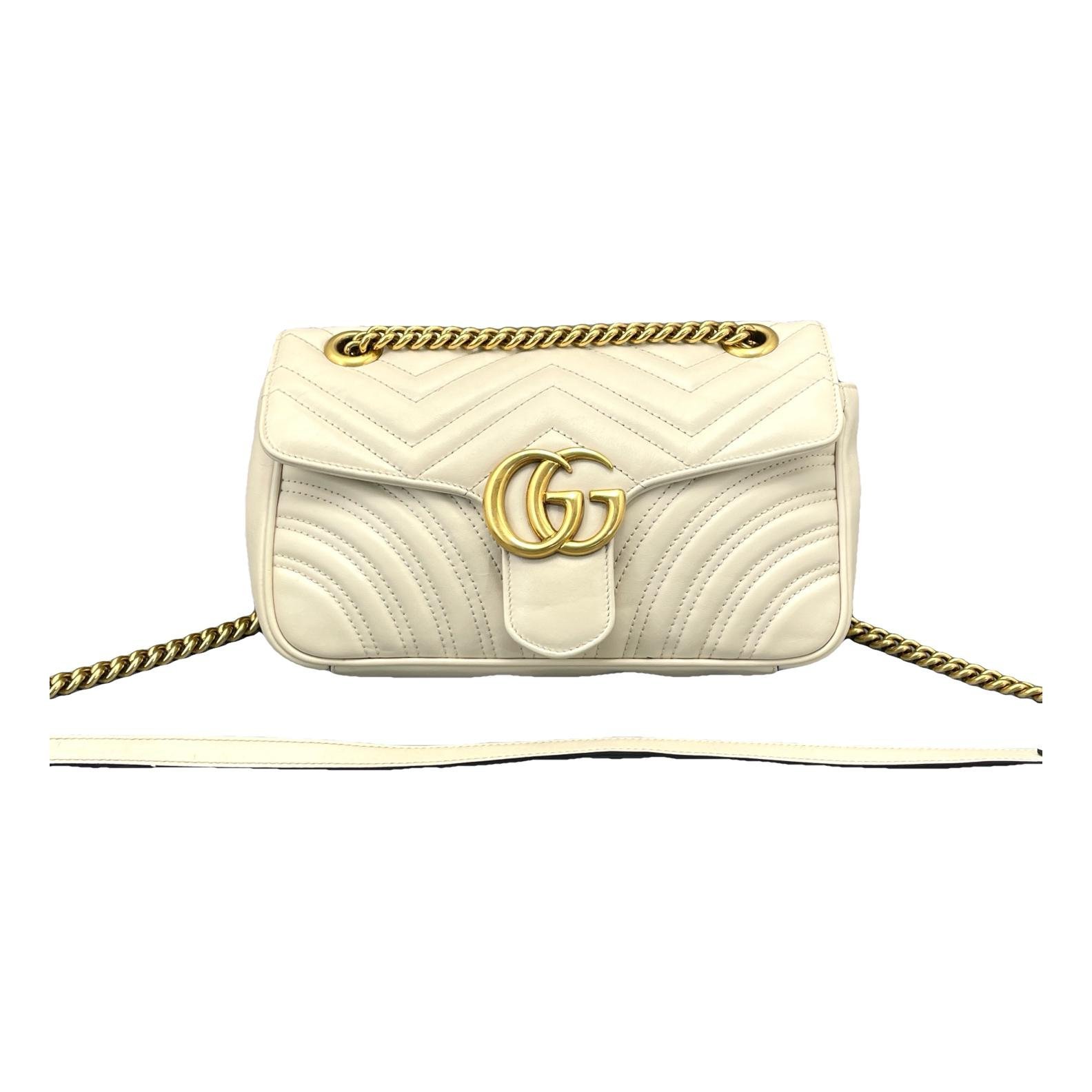 GG Marmont Flap leather handbag