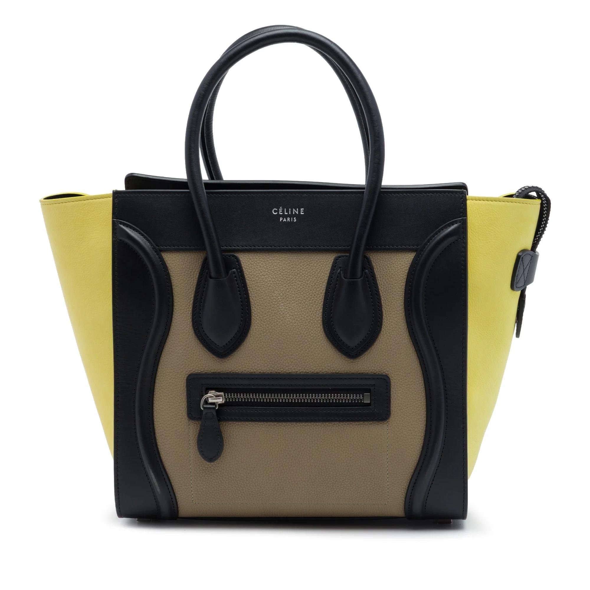 Luggage pony-style calfskin handbag