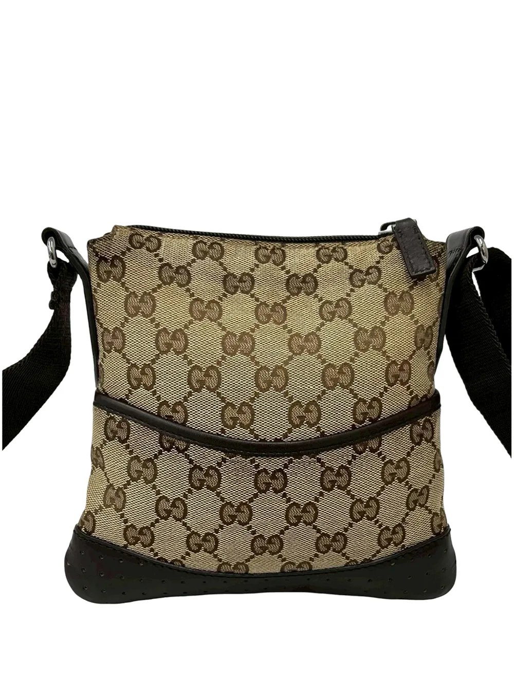 2000-2015 Small GG Canvas Perforated crossbody bag