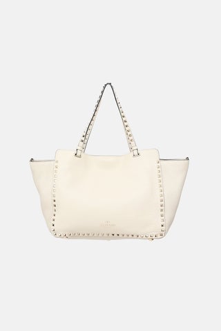 Leather Rockstud Tote Bag