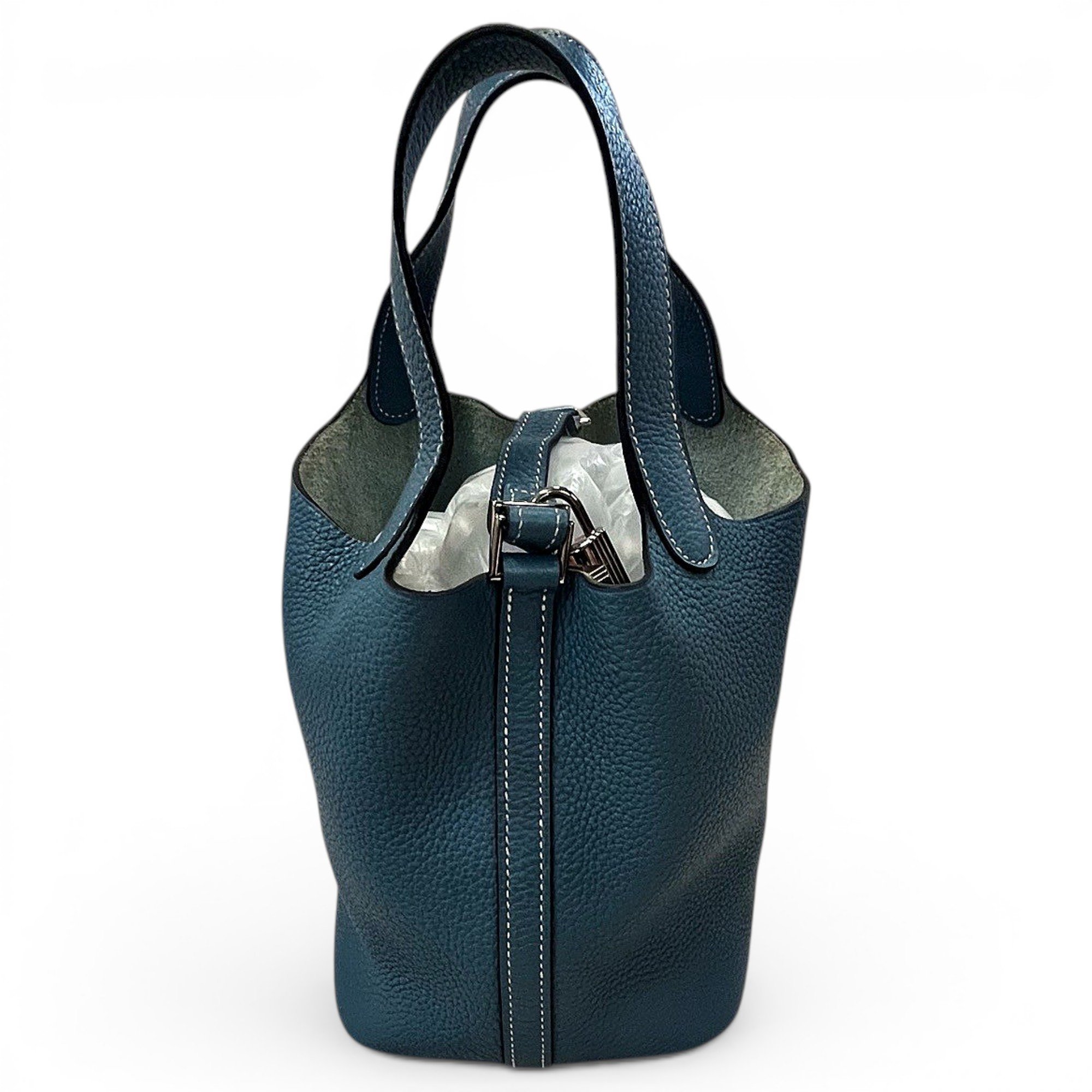 Picotin leather handbag