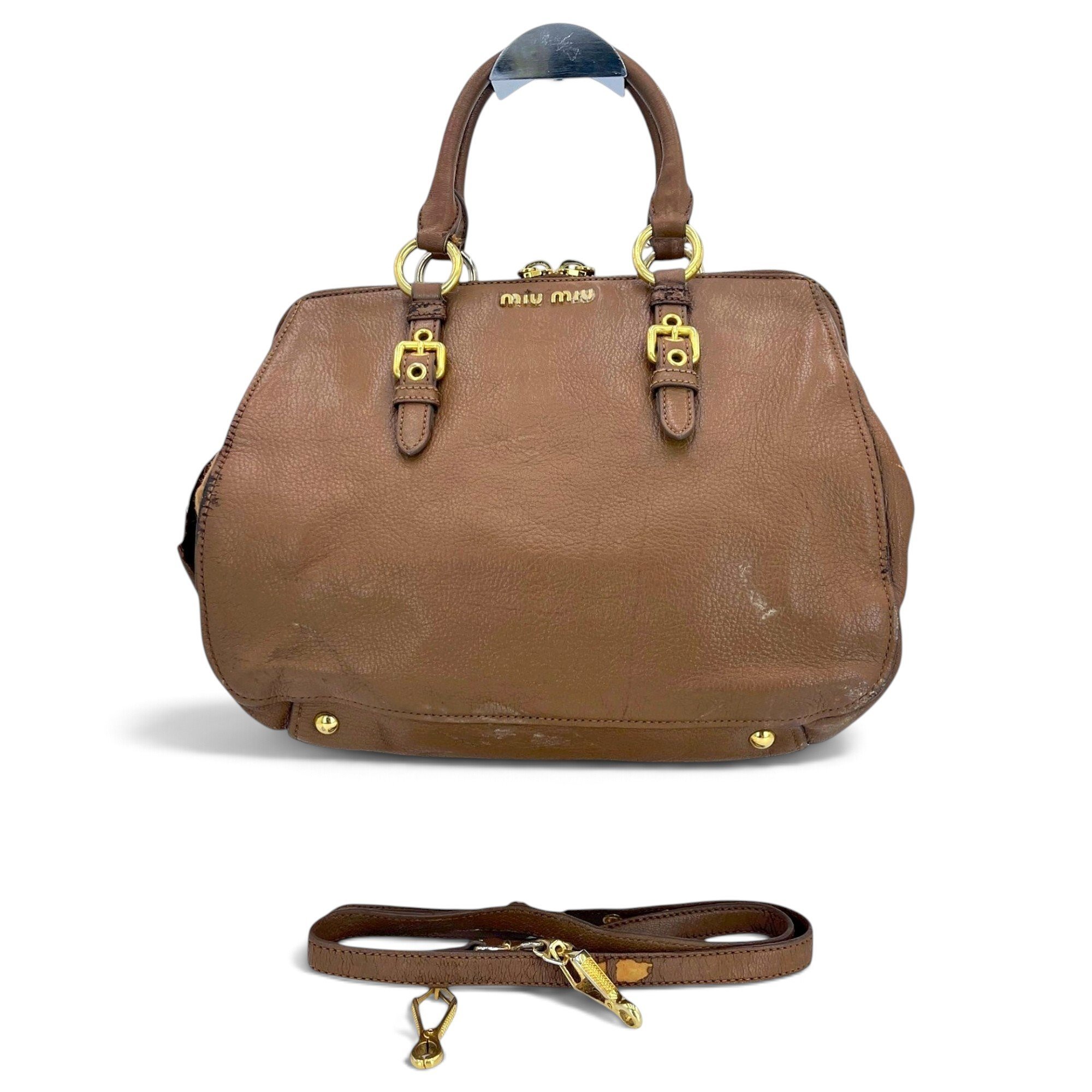 Leather handbag