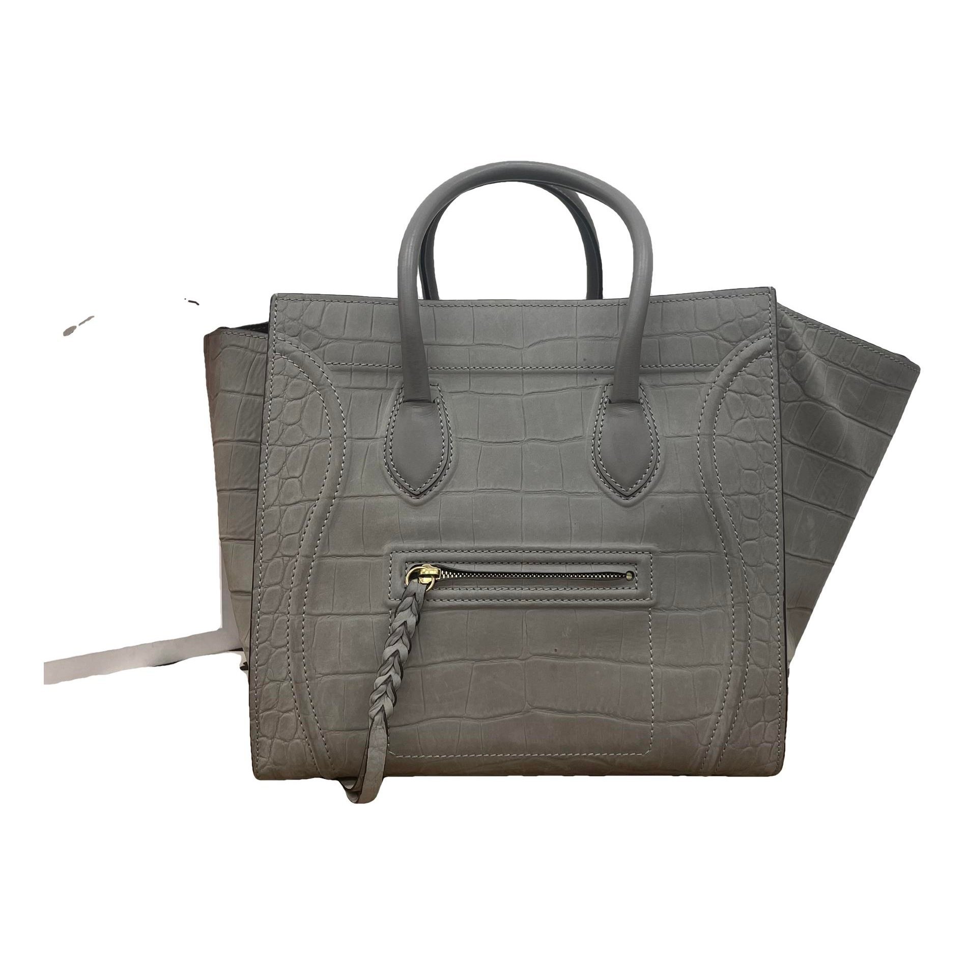Luggage leather handbag