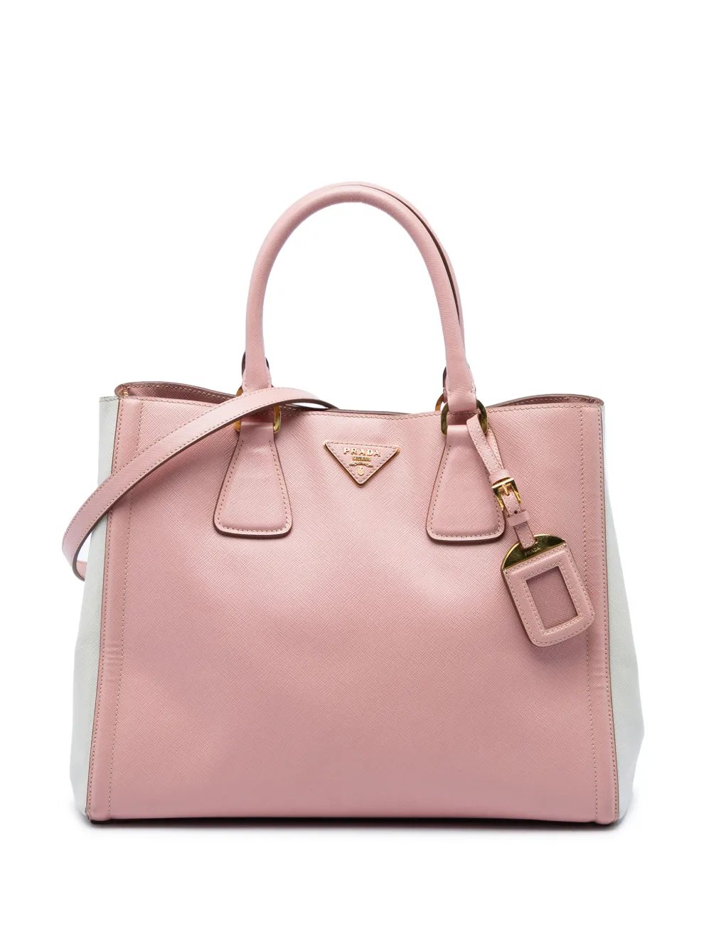 2013-2026 Medium Bicolor Saffiano Lux Galleria satchel