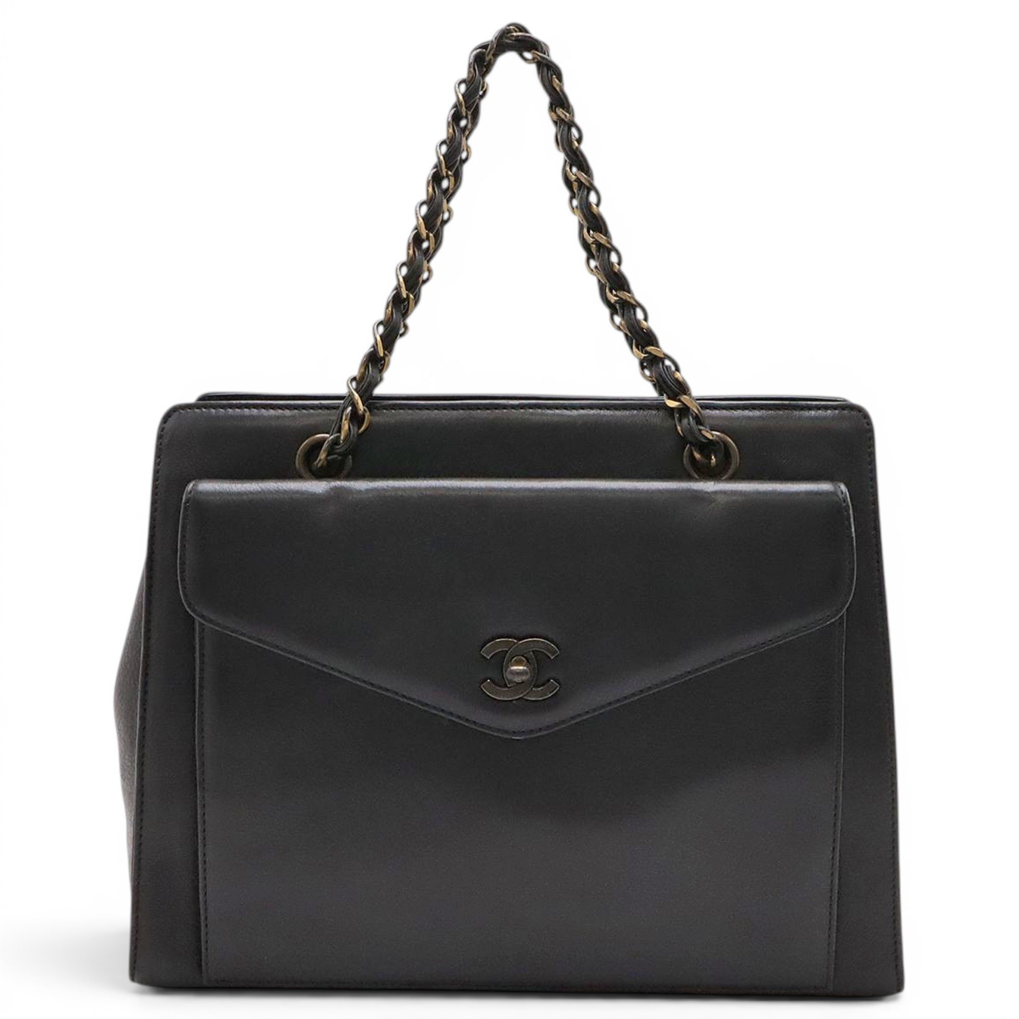 Leather tote