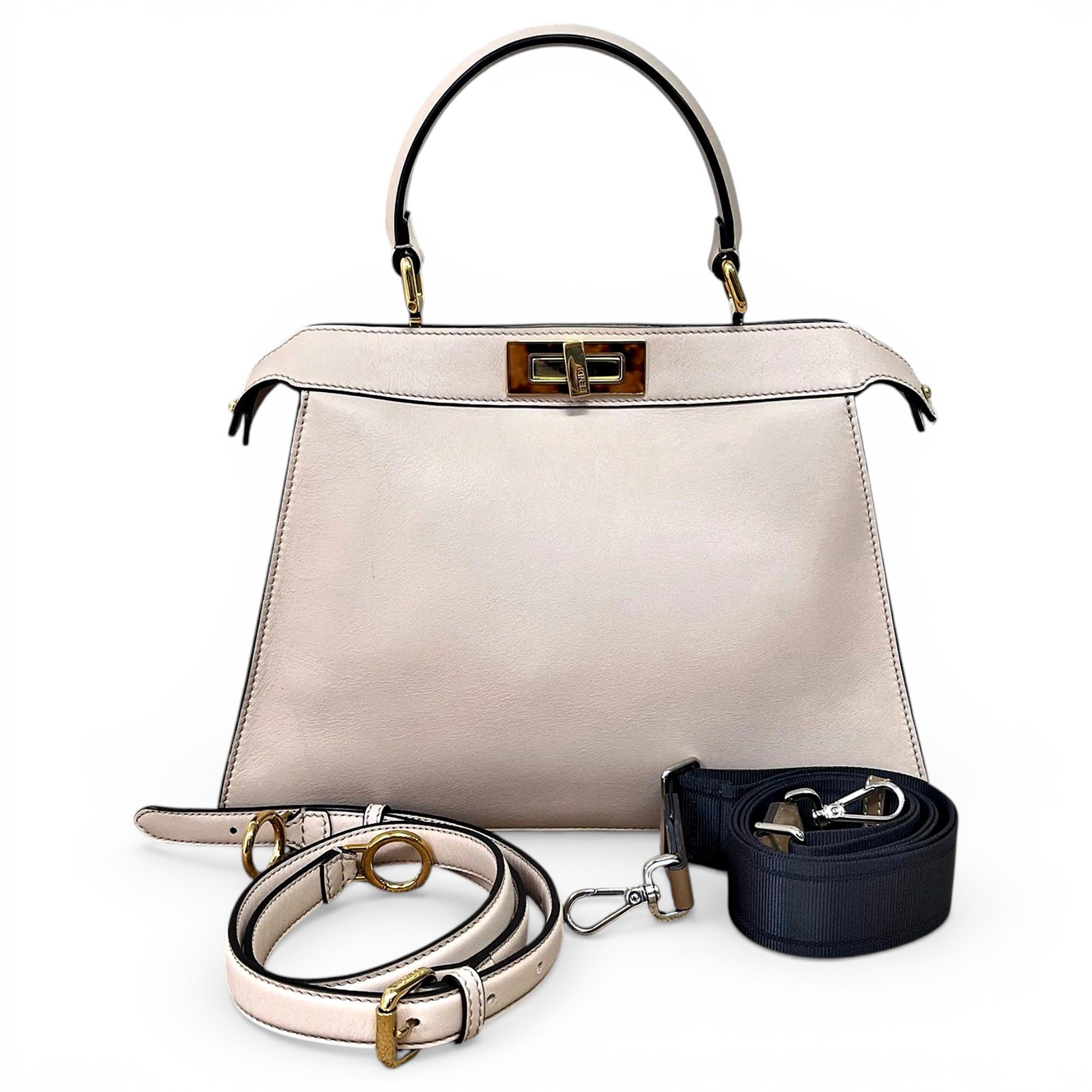 Peekaboo leather crossbody bag