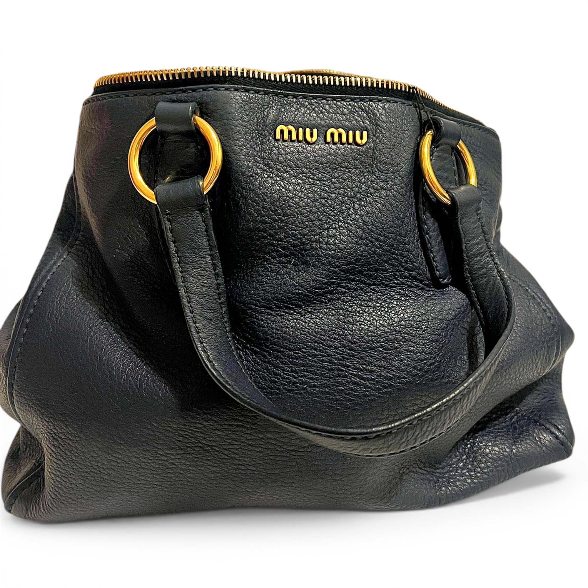 Leather handbag