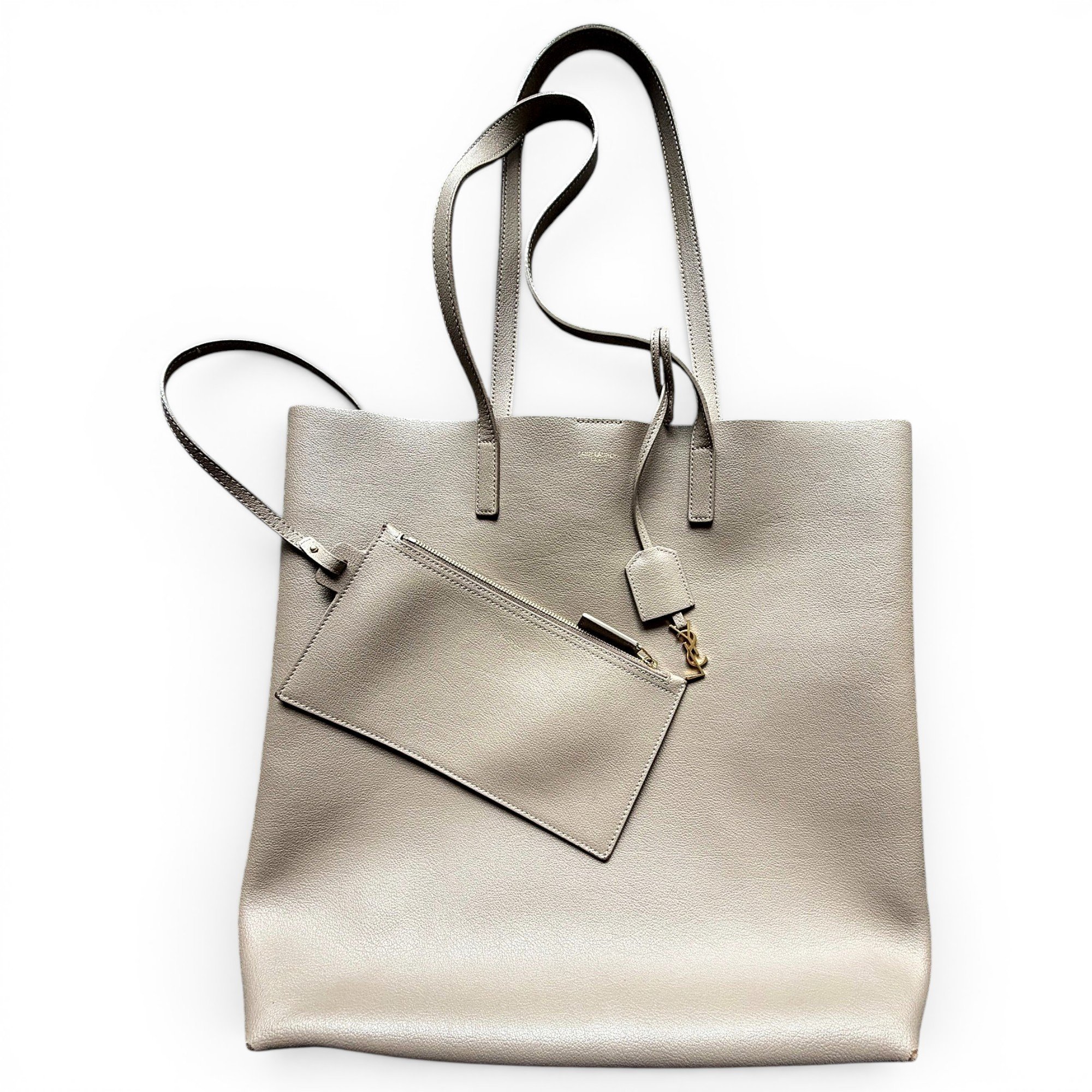 Shopping leather tote