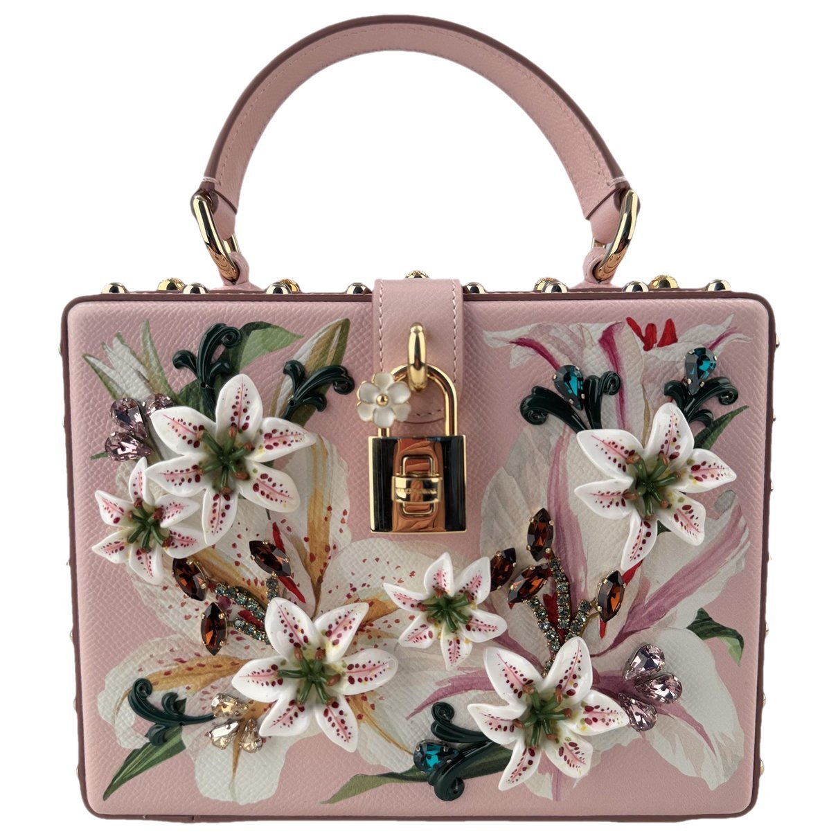Dolce Box leather crossbody bag