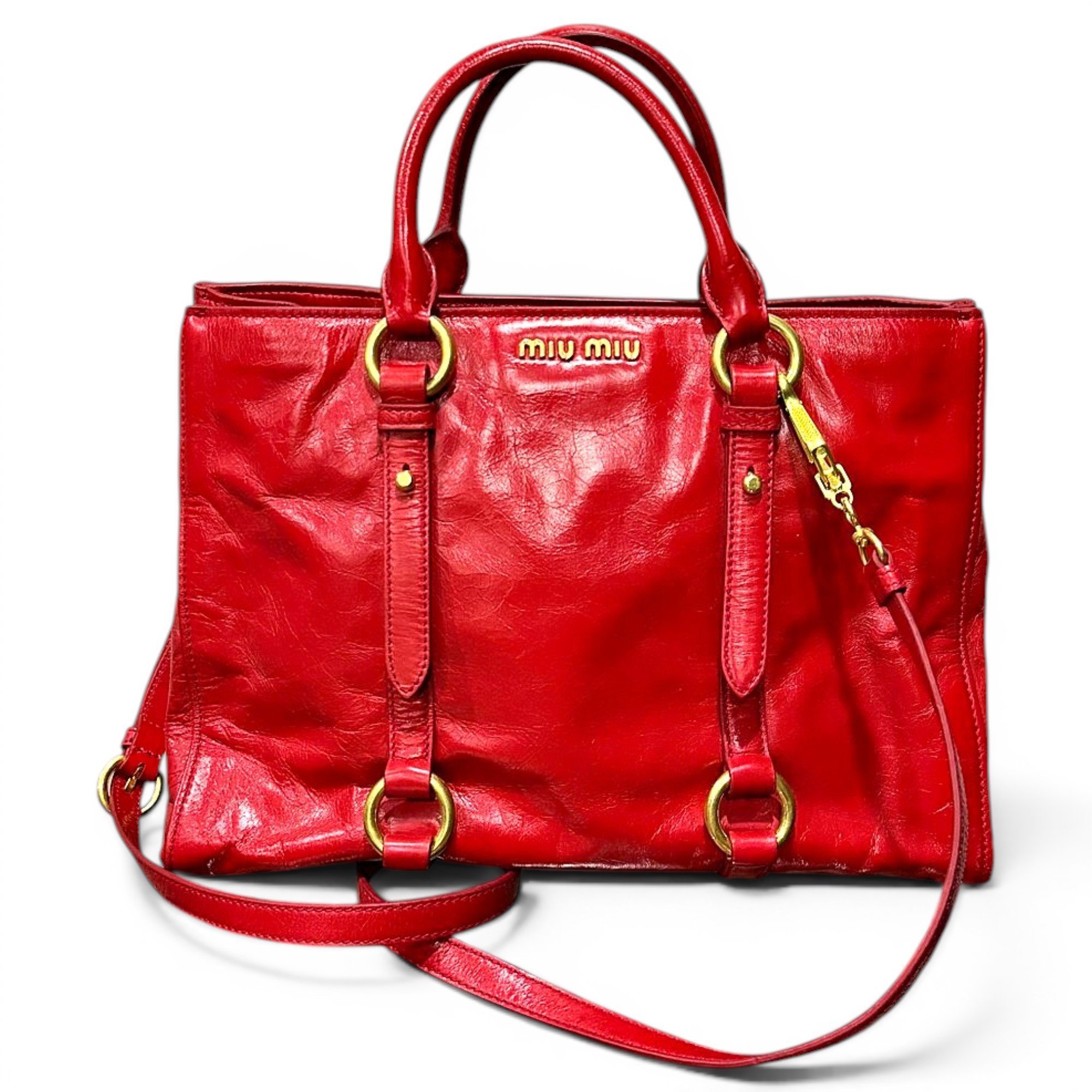 Miu Miu Leather tote