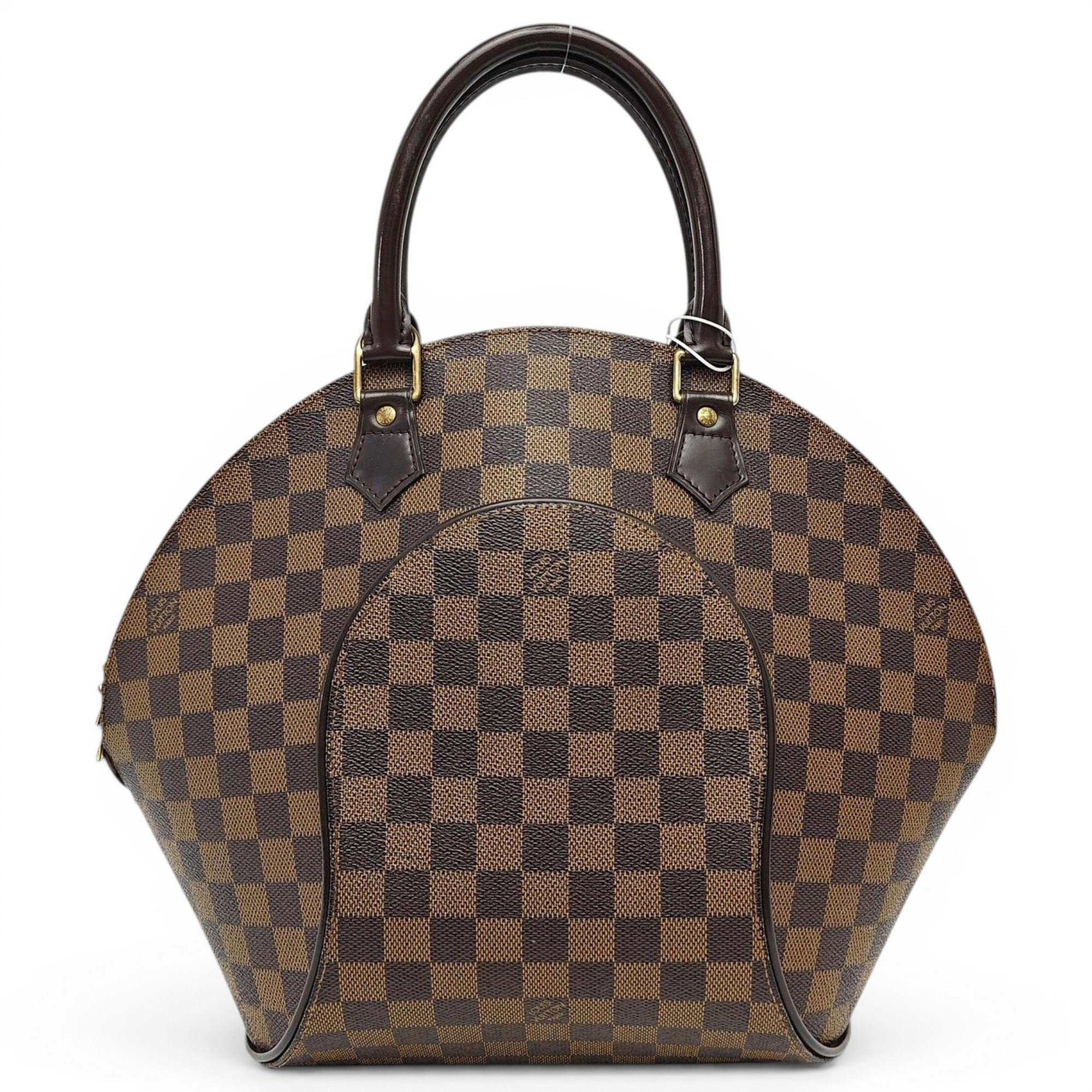 Ellipse leather handbag
