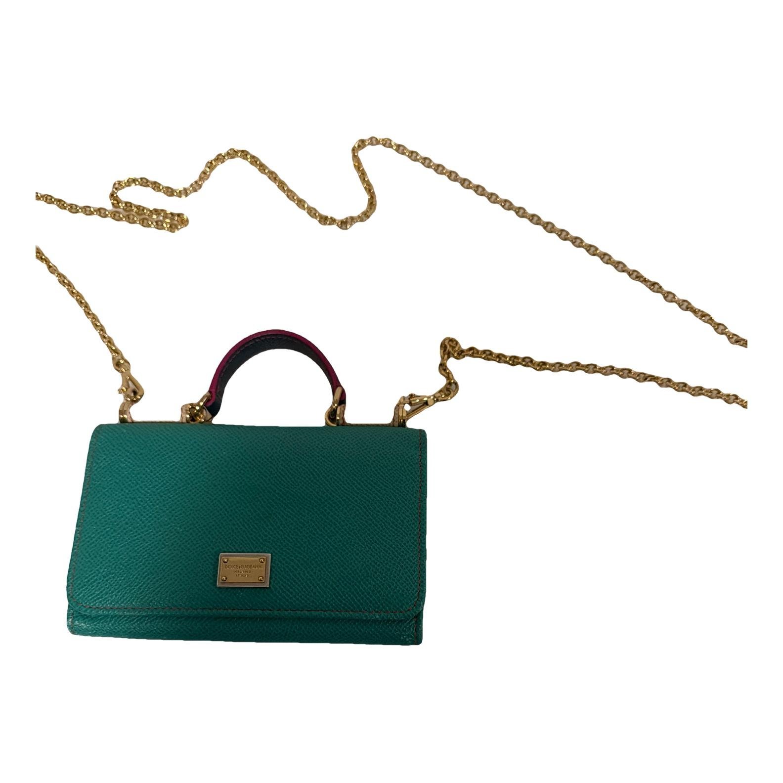Dolce & Gabbana Sicily leather crossbody bag