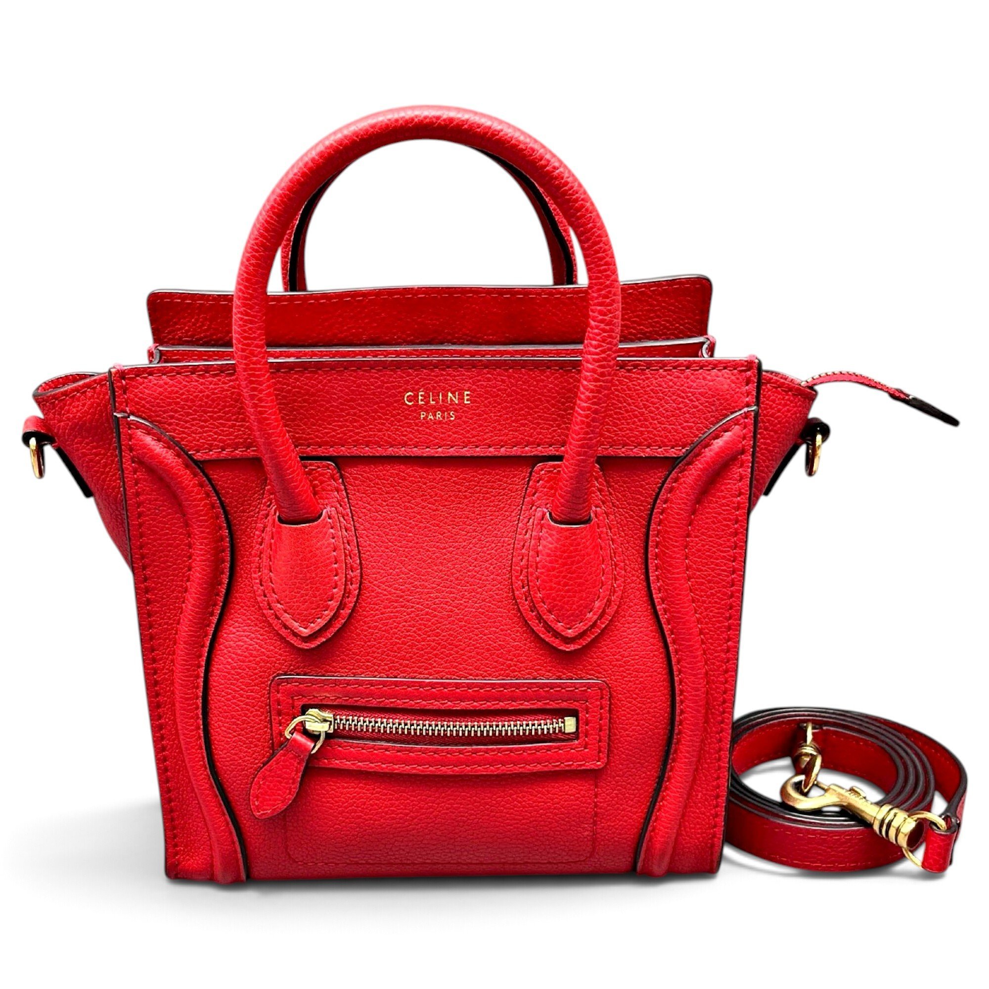 Nano Luggage leather handbag
