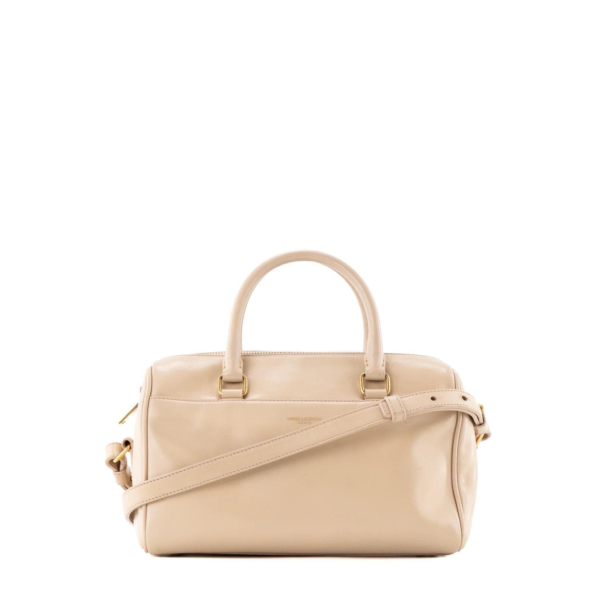 Duffle leather bag