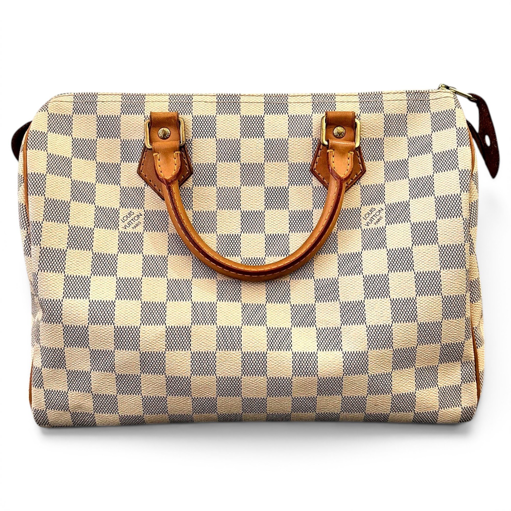 Speedy leather handbag