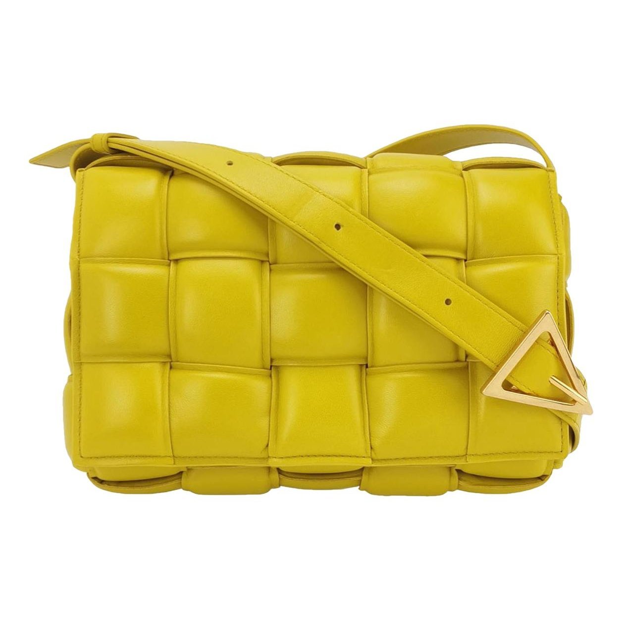 Cassette leather handbag