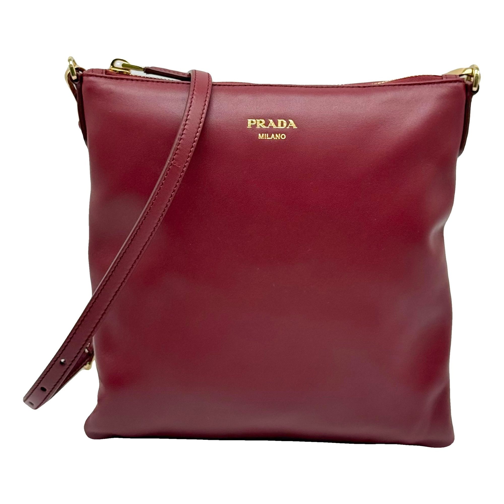 Leather crossbody bag