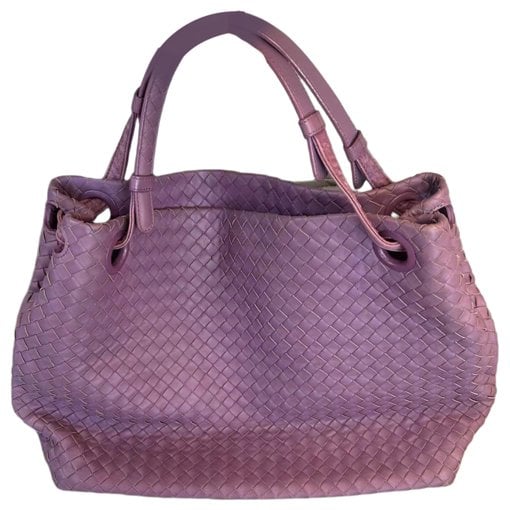 Leather tote