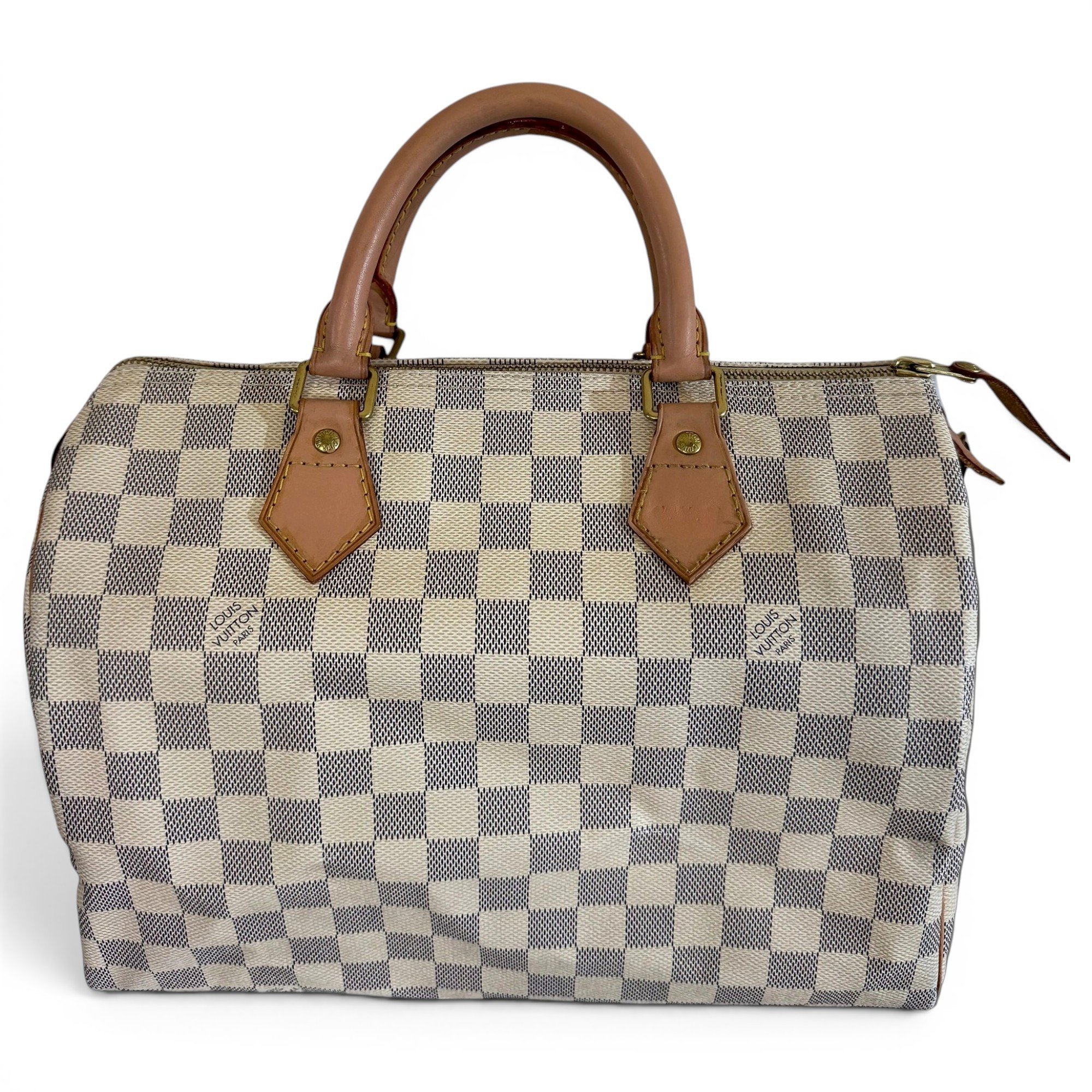 Speedy leather handbag