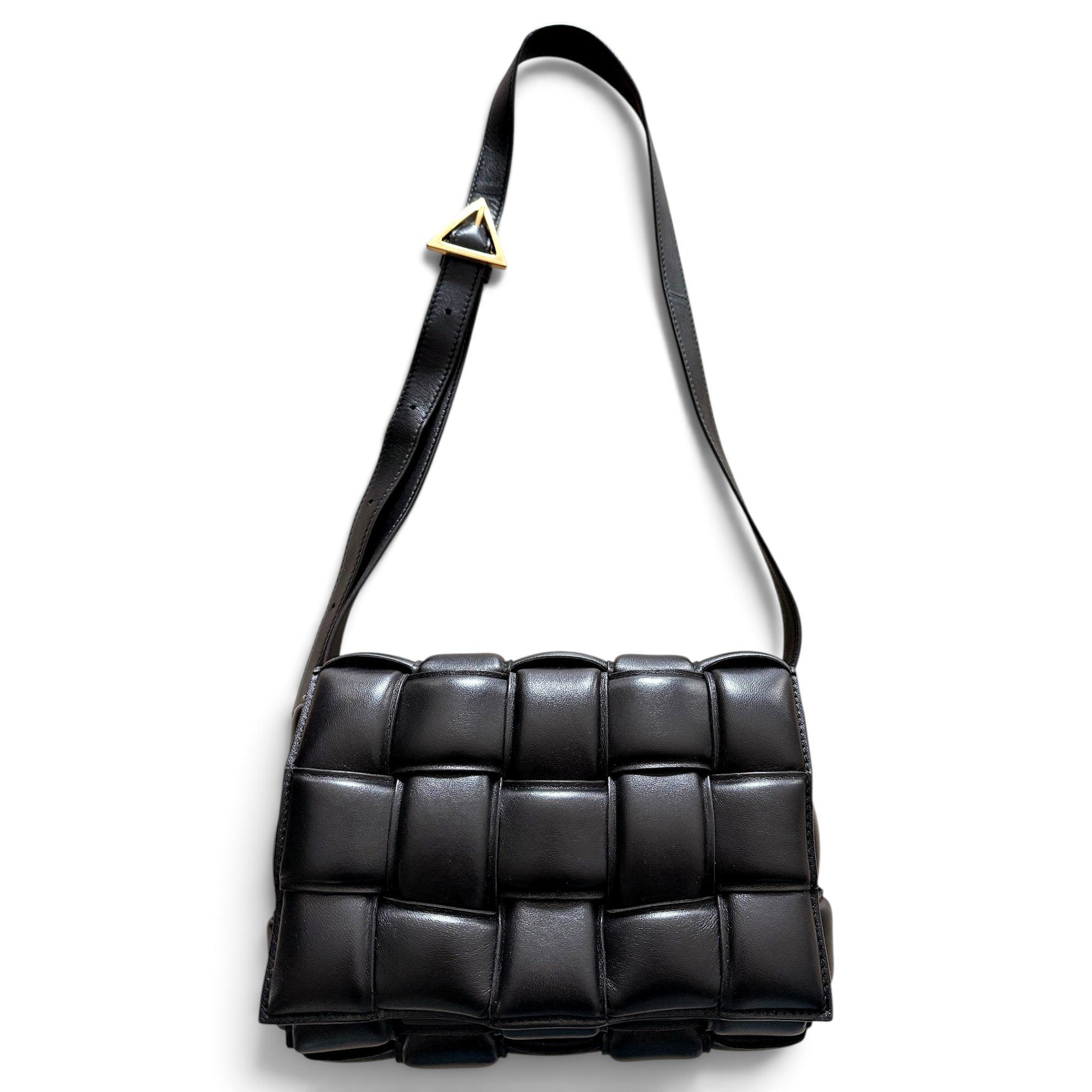 Cassette Padded leather crossbody bag