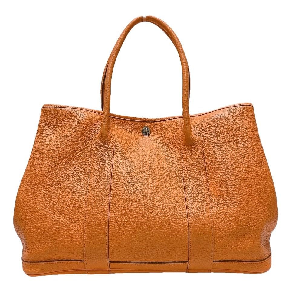 Hermes Garden Party 36 Handbag Orange