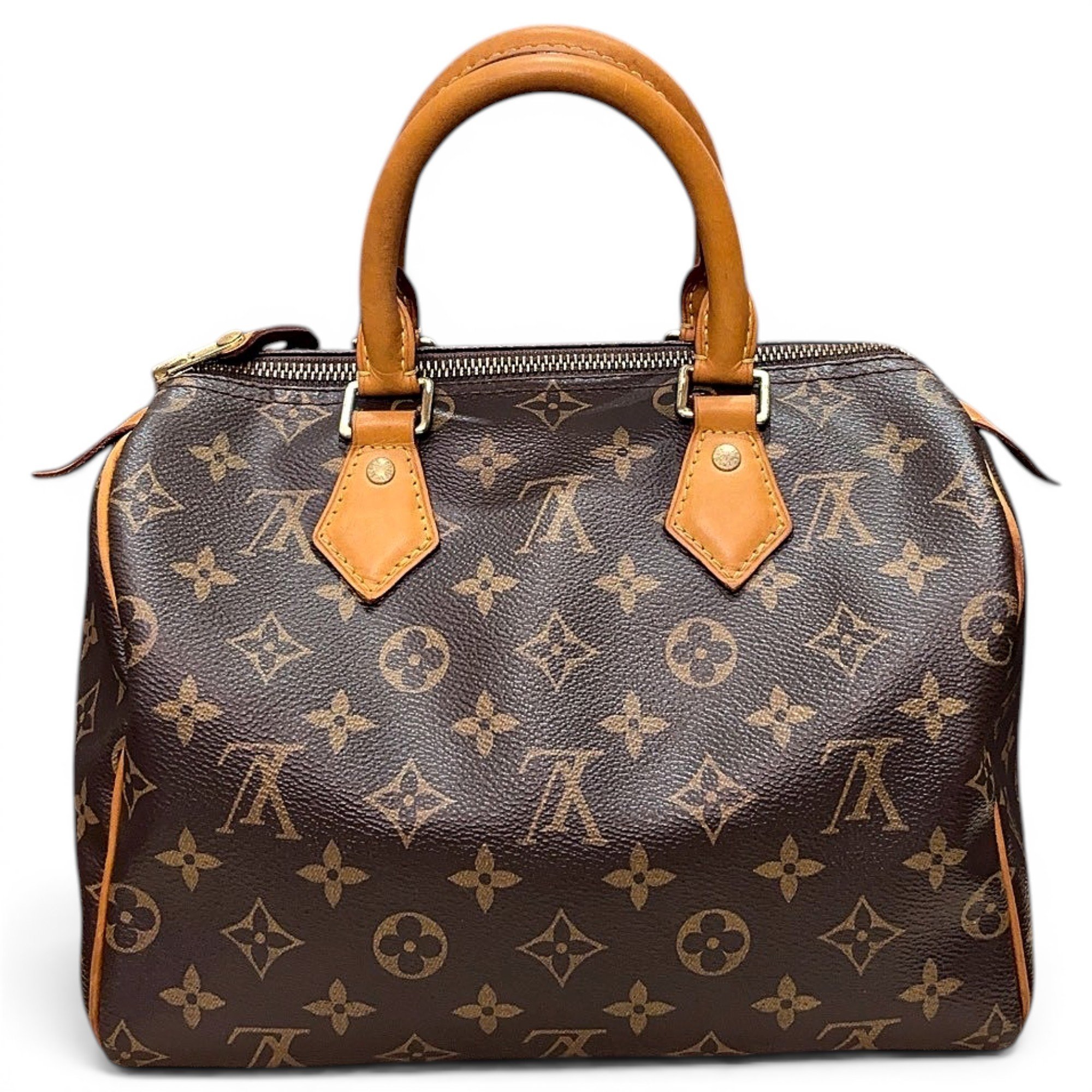 Speedy leather handbag