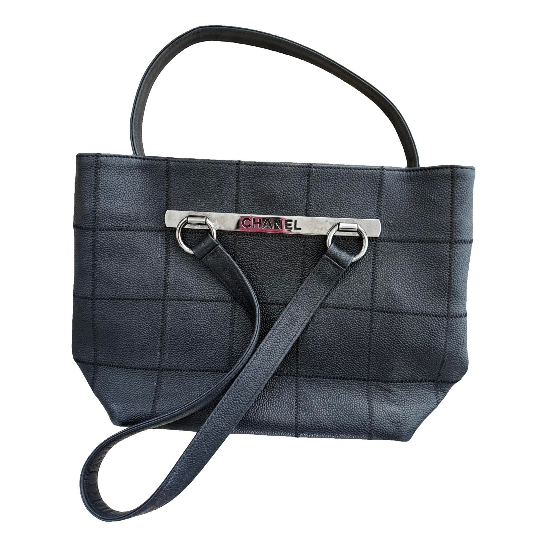 Leather tote