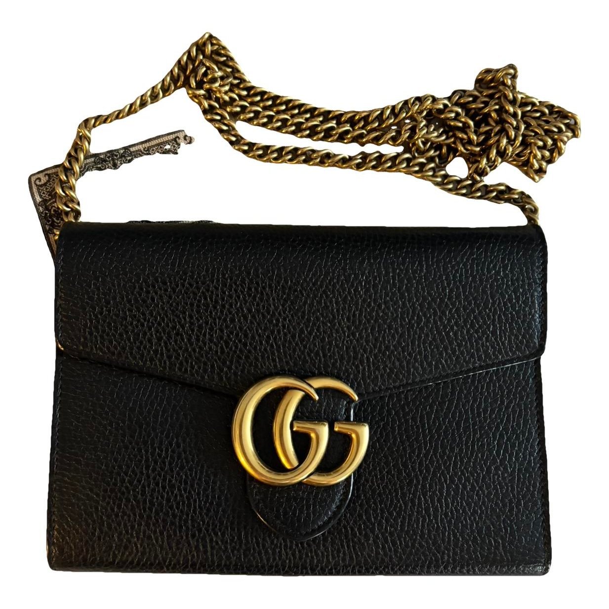 Marmont leather clutch bag